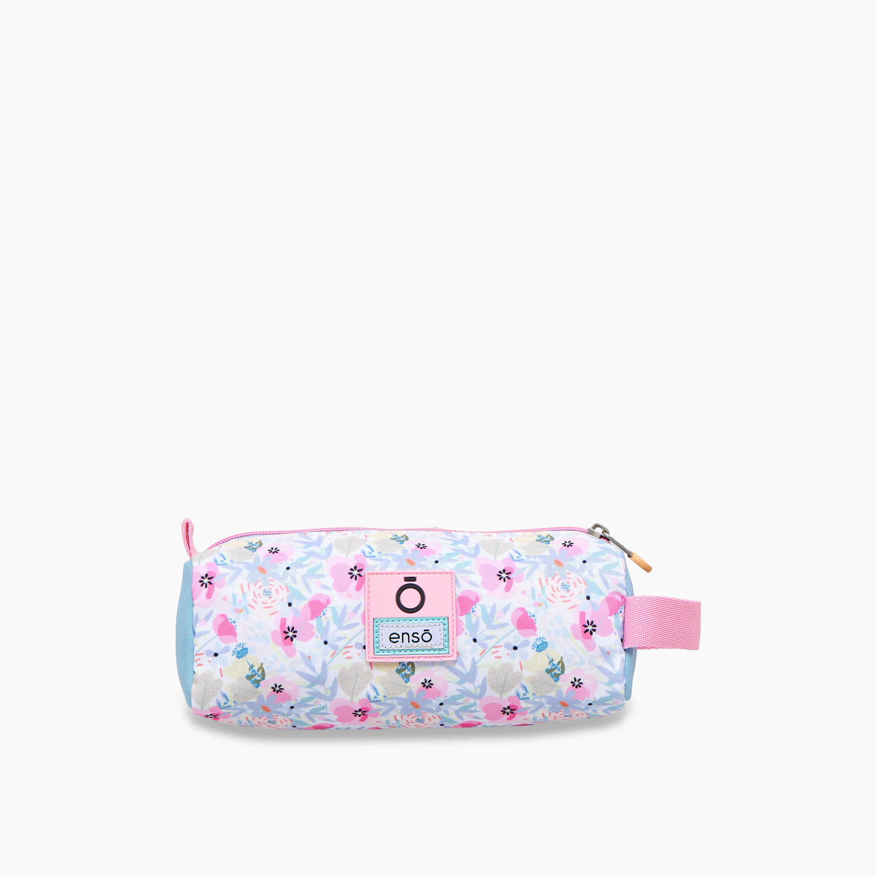 Enso Floral Print Pencil Pouch with Zip Closure-school-stationery-pencilcases-image-4