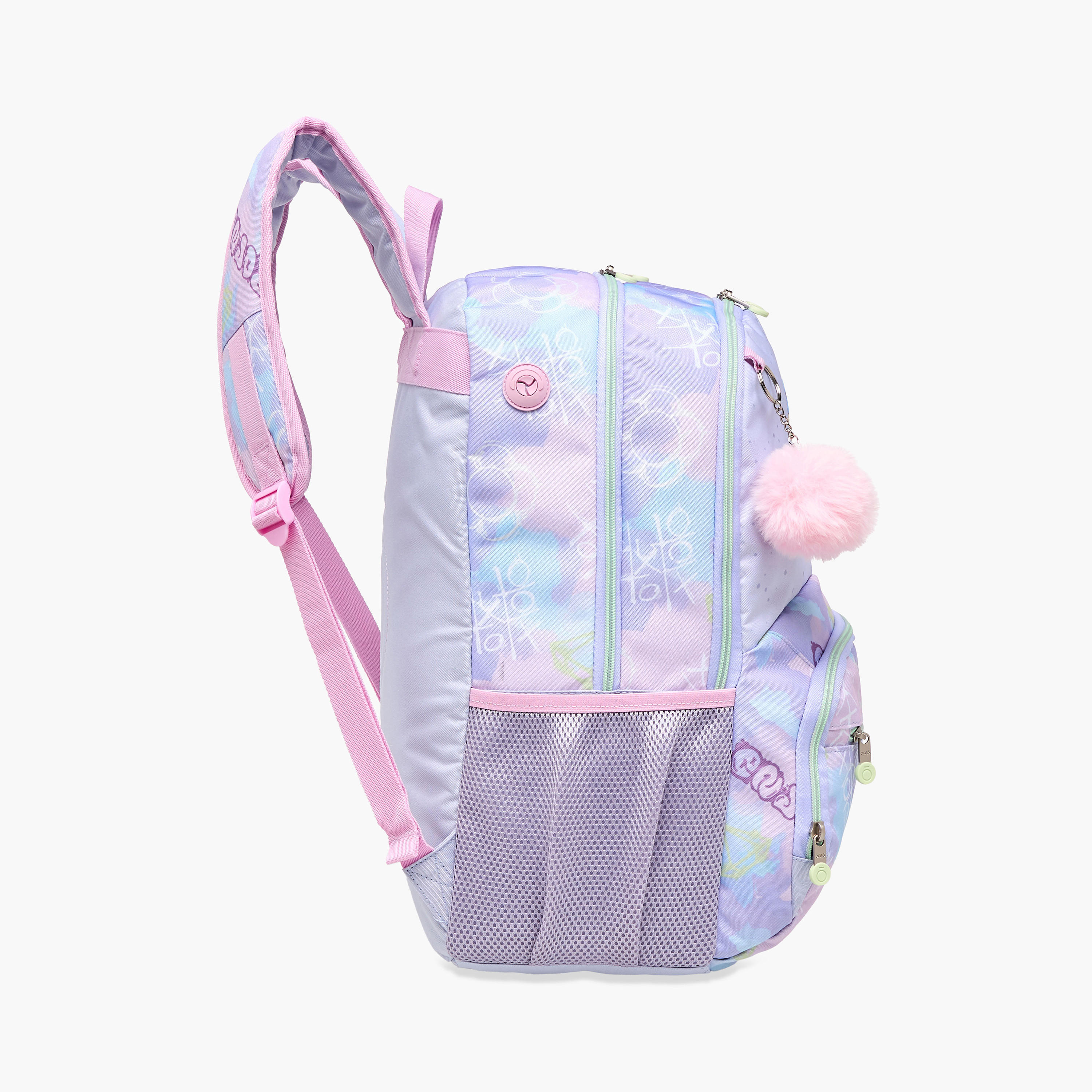 شنطة ظهر بطبعات وحمالات قابلة للتعديل وسحاب إغلاق من إنسو - 17x33x46 سم-school-bagsandbackpacks-backpacks-image-5