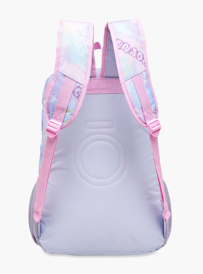شنطة ظهر بطبعات وحمالات قابلة للتعديل وسحاب إغلاق من إنسو - 17x33x46 سم-school-bagsandbackpacks-backpacks-image-7