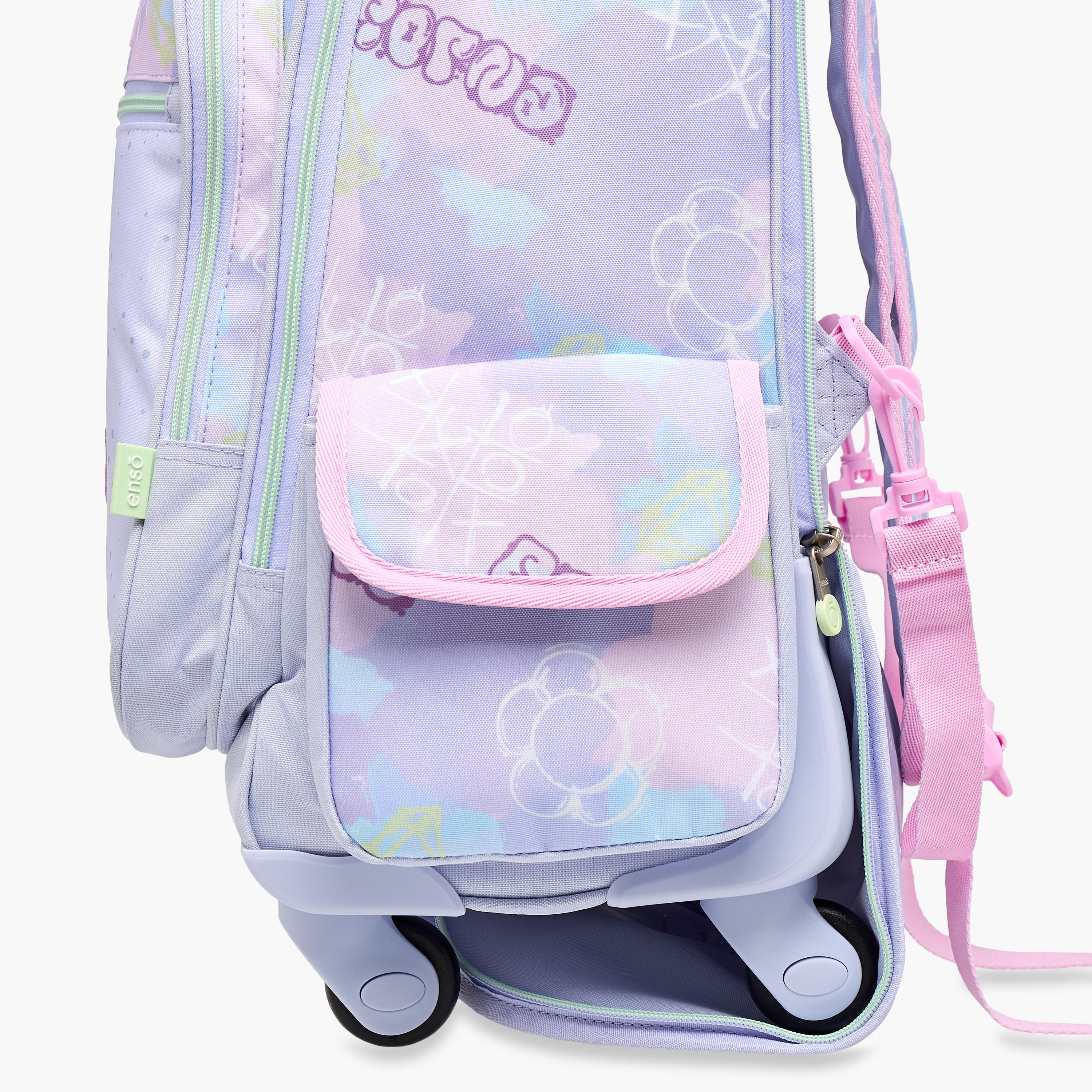Enso Graffiti Trolley Bag for Girls 8-13 Years with Retractable Handle -school-bagsandbackpacks-trolleybags-image-10