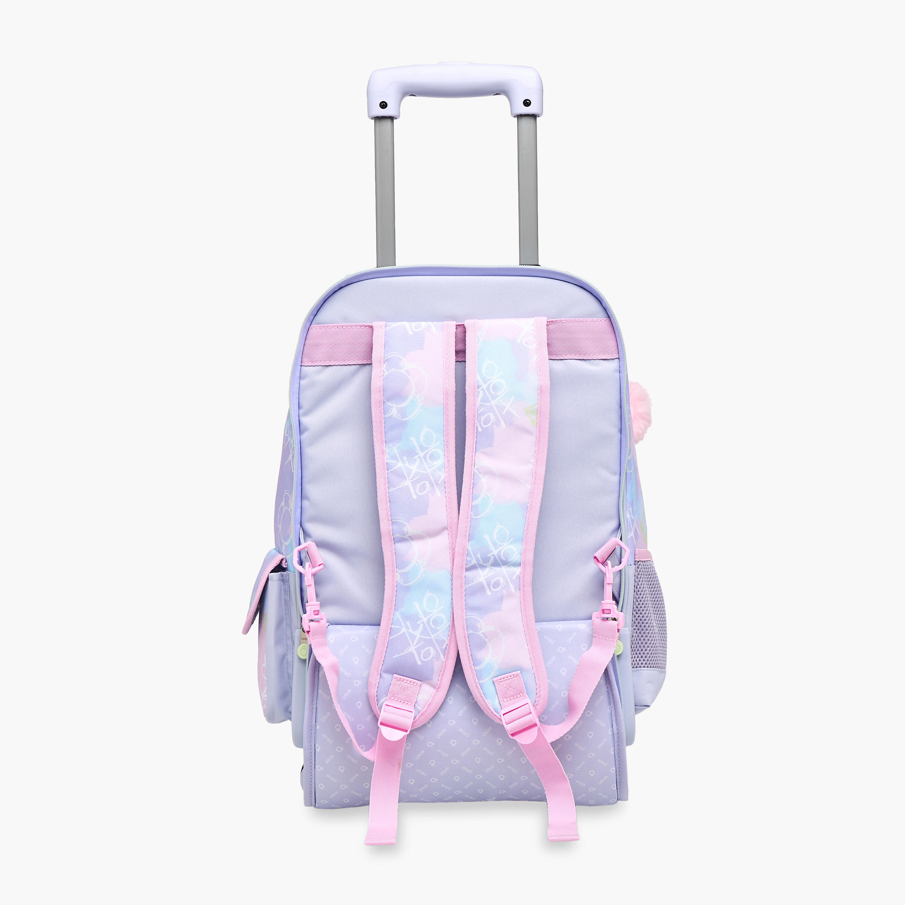 Enso Graffiti Trolley Bag for Girls 8-13 Years with Retractable Handle -school-bagsandbackpacks-trolleybags-image-5