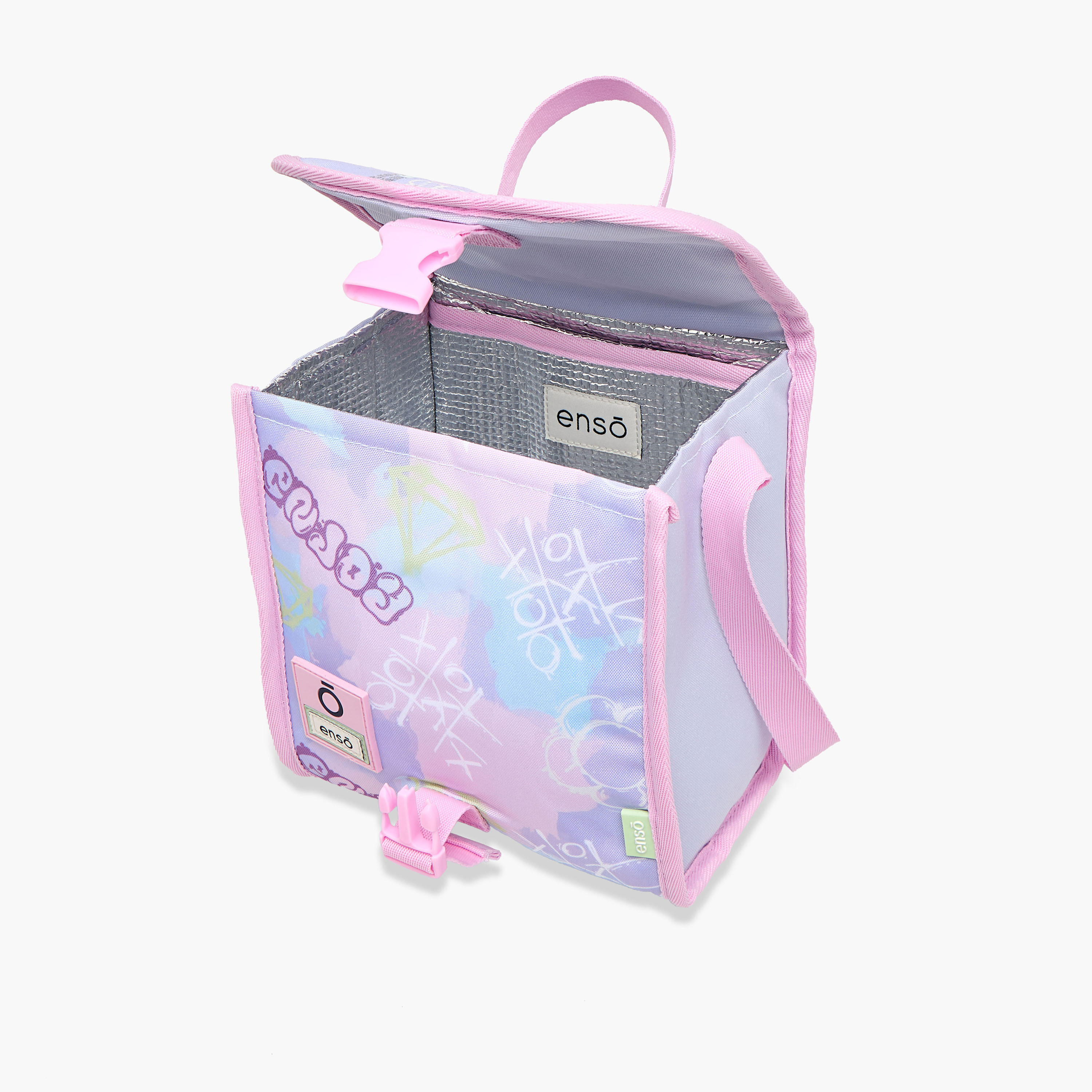 شنطة غداء بطبعات بحزام قابل للتعديل وإغلاق بغطاء قلاب من إنسو-school-lunchessentials-lunchbags-image-7