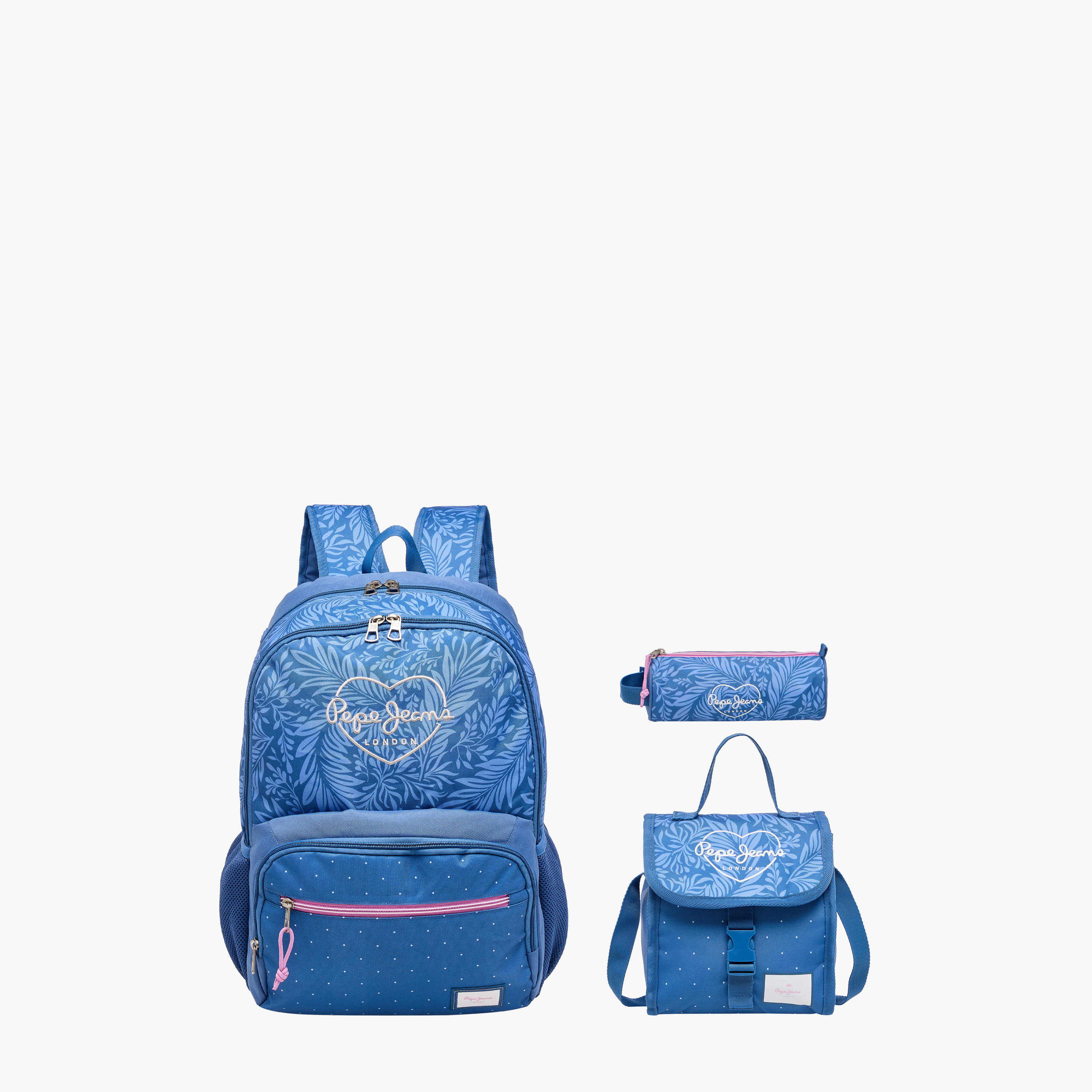 Pepe Jeans Coralie Printed Backpack with Adjustable Straps and Zip Closure - 33x46x17 cms-school-bagsandbackpacks-backpacks-image-13