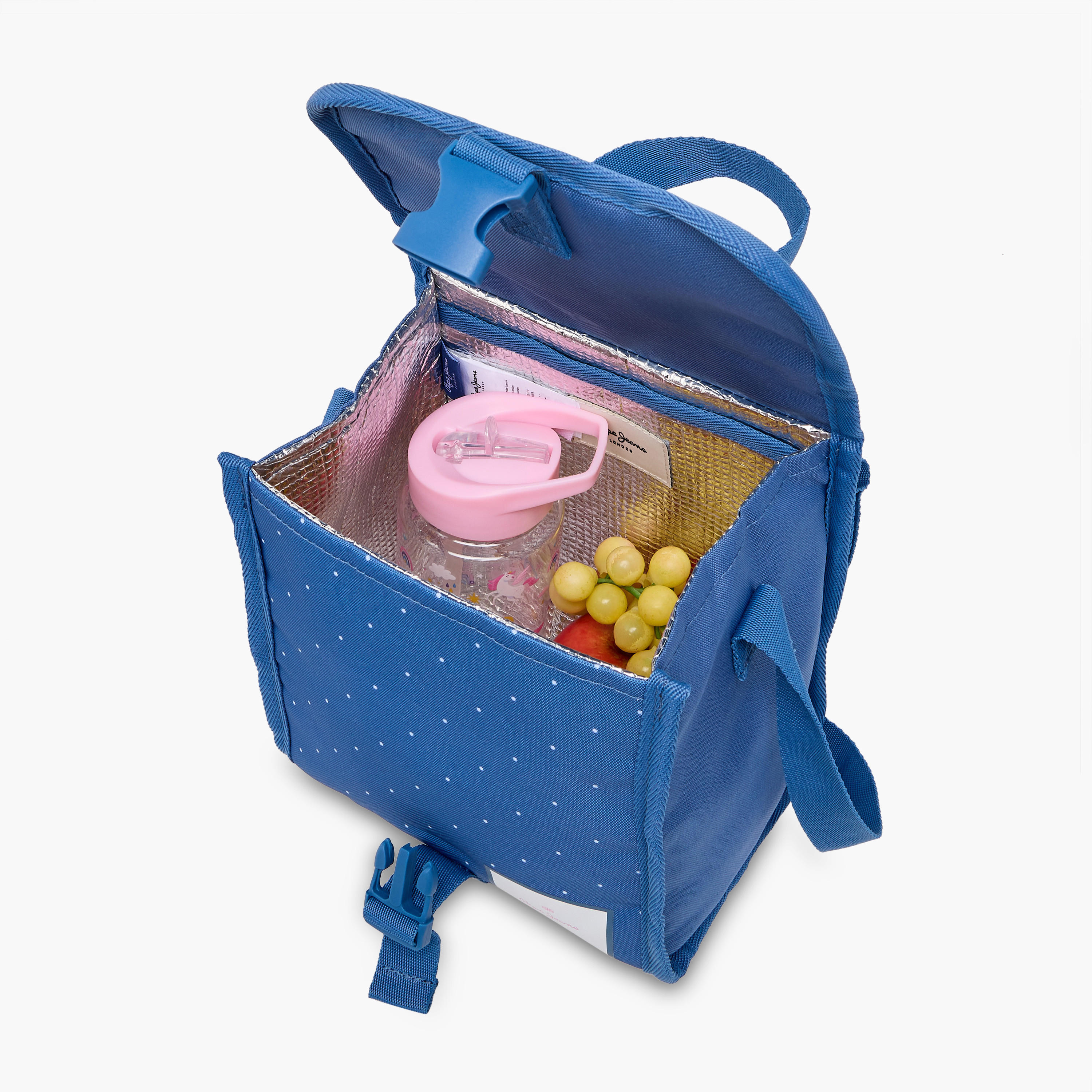Pepe Jeans Coralie Printed Lunch Bag with Buckle Closure-school-lunchessentials-lunchbags-image-8
