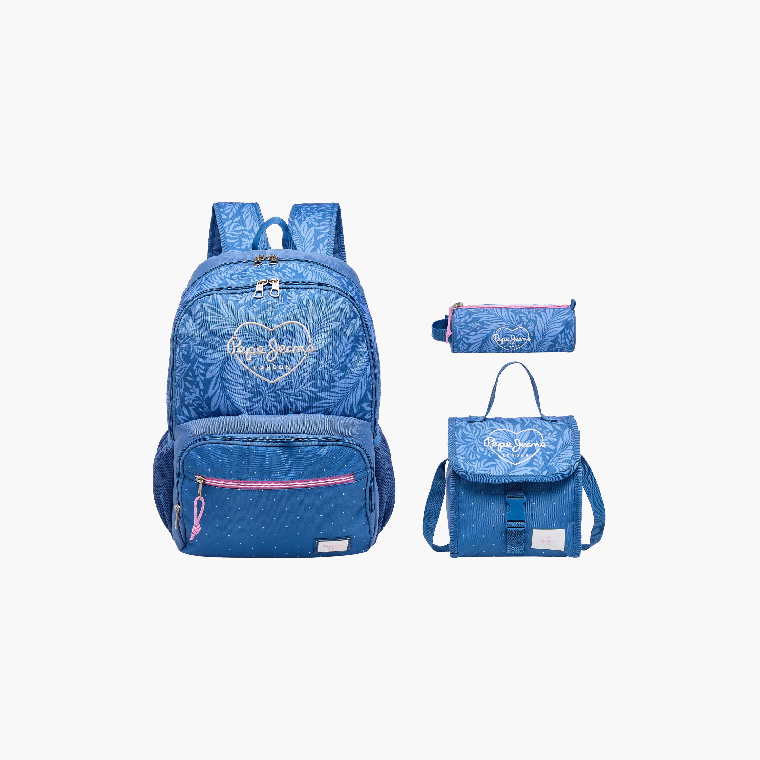 Pepe Jeans Coralie Printed Lunch Bag with Buckle Closure-school-lunchessentials-lunchbags-image-9