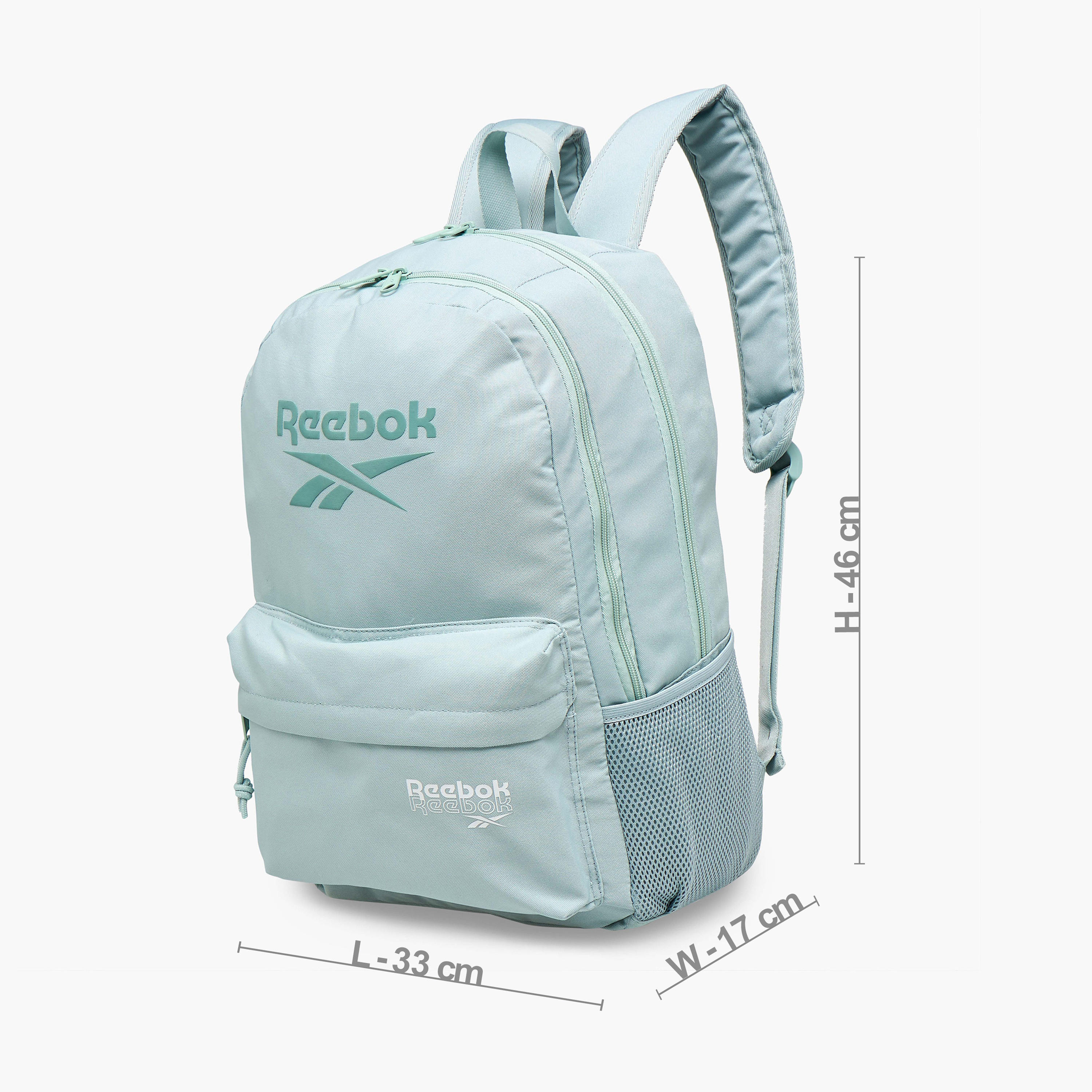 Reebok Logo Print Backpack with Adjustable Straps and Zip Closure - 31x45x17.5 cms-school-bagsandbackpacks-backpacks-image-4