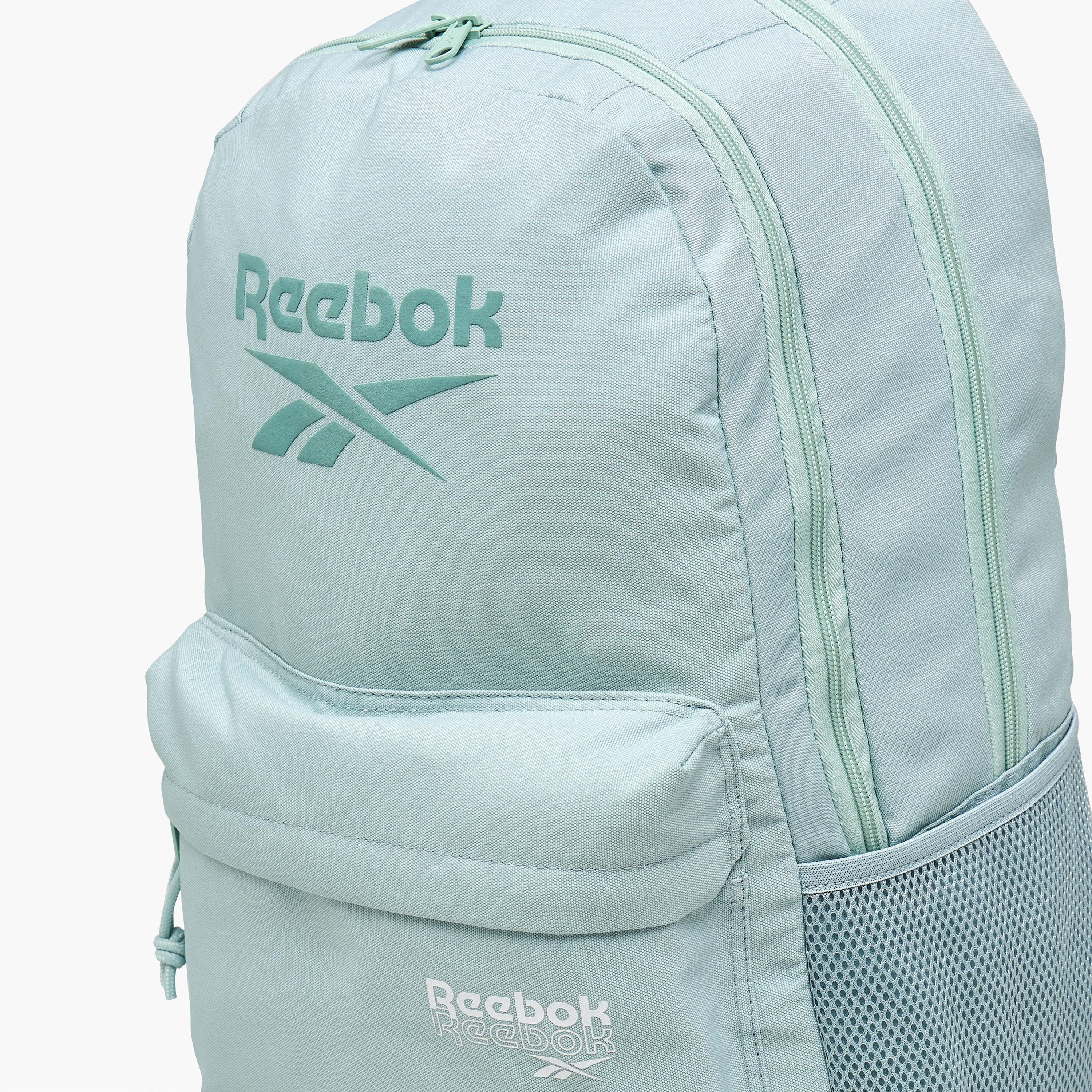 Reebok Logo Print Backpack with Adjustable Straps and Zip Closure - 31x45x17.5 cms-school-bagsandbackpacks-backpacks-image-10