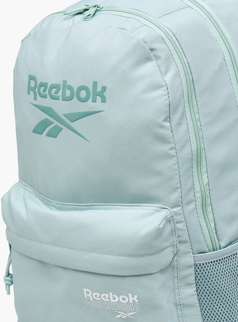 Reebok Logo Print Backpack with Adjustable Straps and Zip Closure - 31x45x17.5 cms-school-bagsandbackpacks-backpacks-image-10