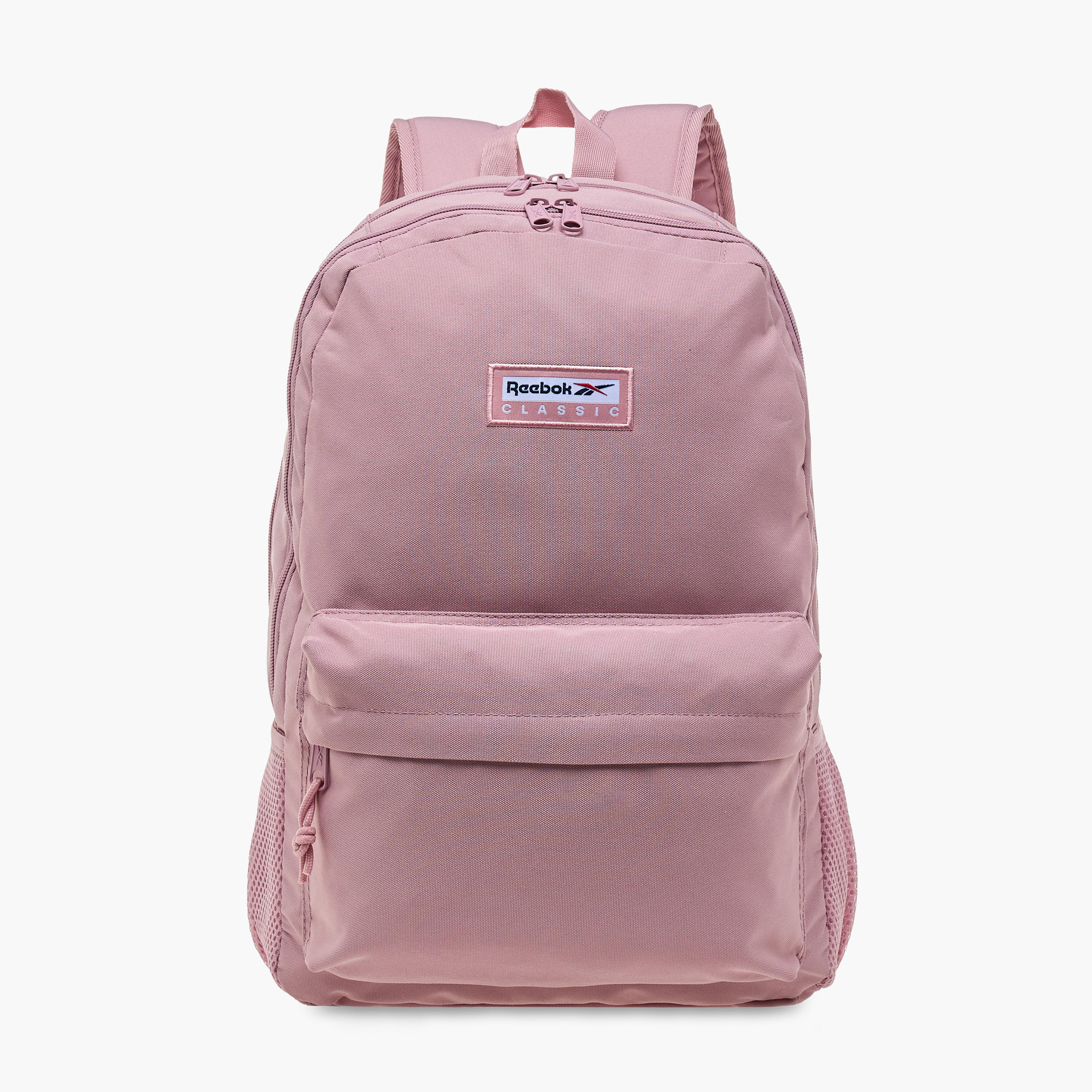 Reebok Textured Backpack with Adjustable Shoulder Straps and Zip Closure -  22x12x5 cms-school-bagsandbackpacks-backpacks-image-1