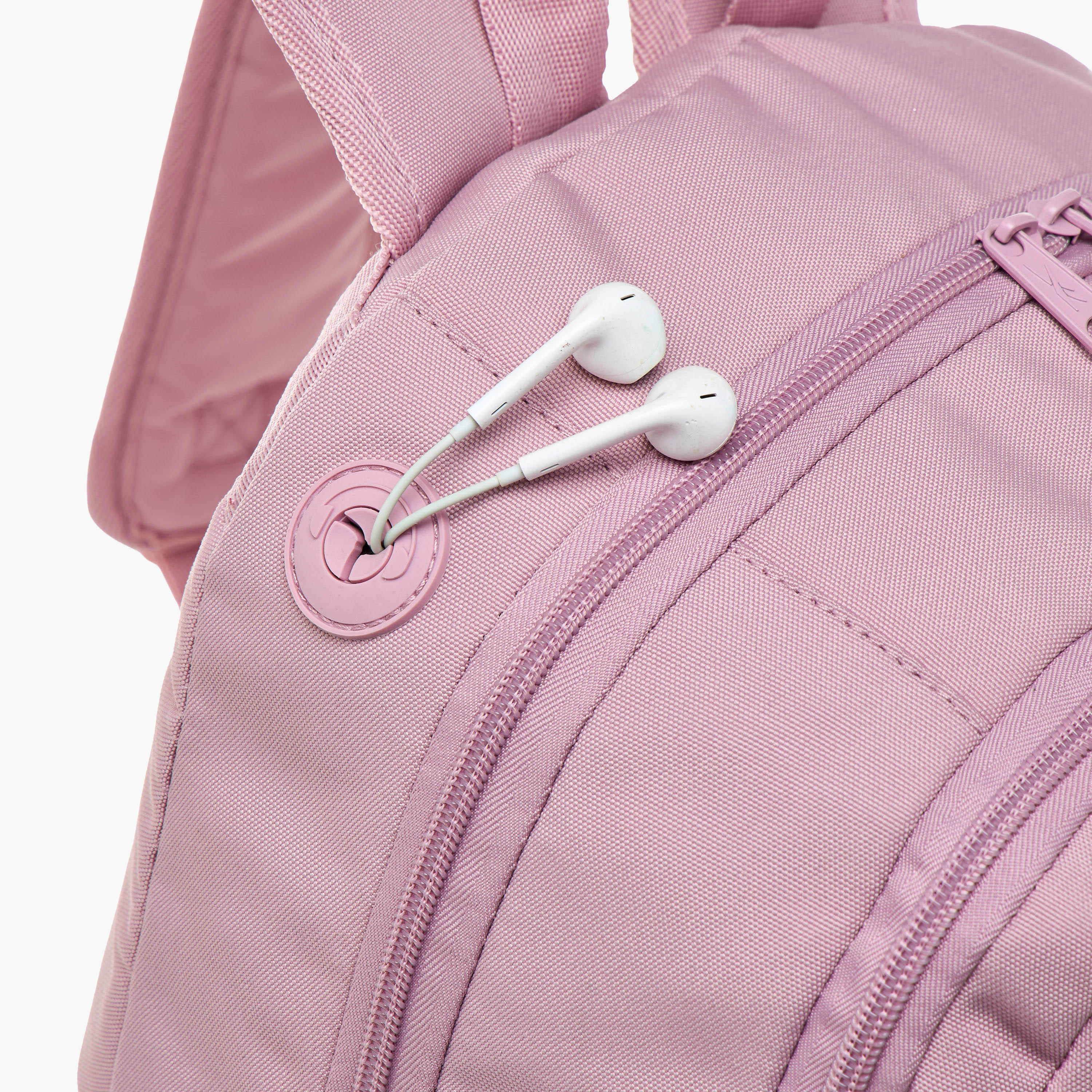 Reebok Textured Backpack with Adjustable Shoulder Straps and Zip Closure - 22x12x5 cms-school-bagsandbackpacks-backpacks-image-12