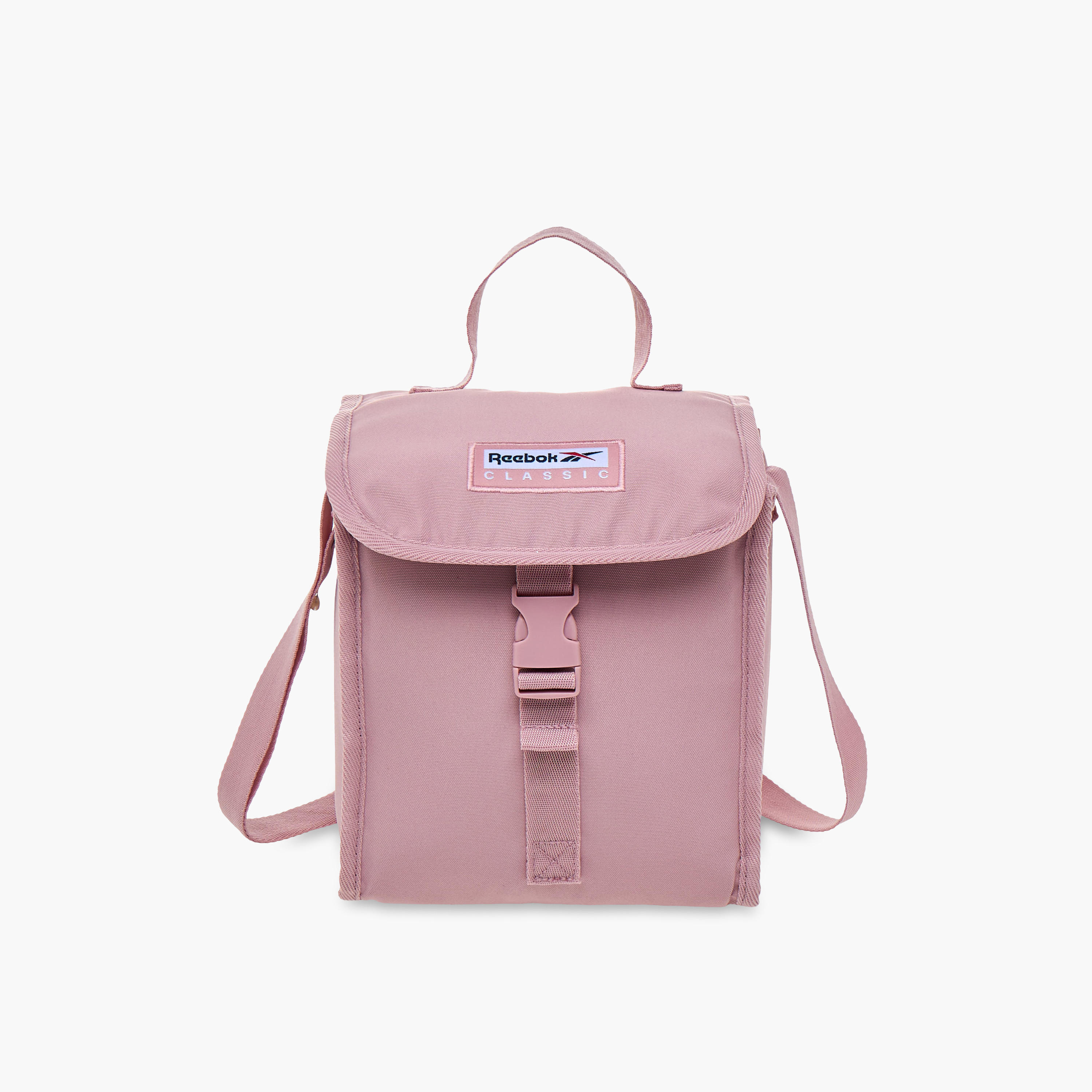 Reebok Logo Applique Lunch Bag with Buckle Closure-school-lunchessentials-lunchbags-image-1