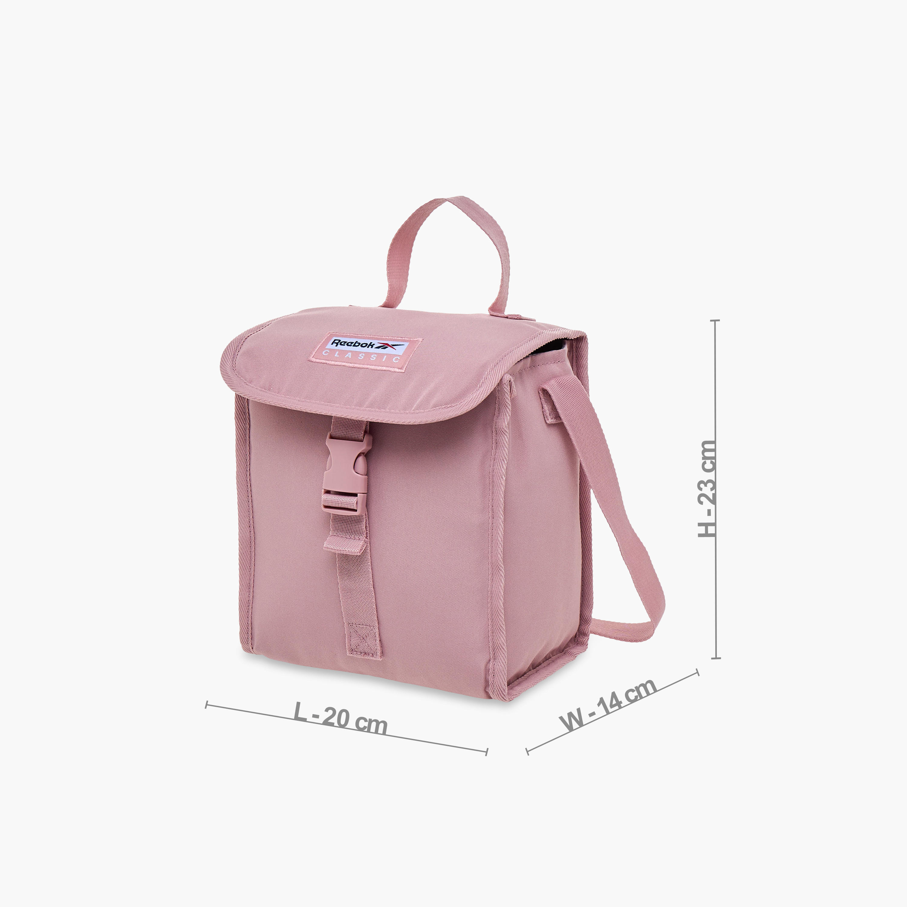 Reebok Logo Applique Lunch Bag with Buckle Closure-school-lunchessentials-lunchbags-image-2