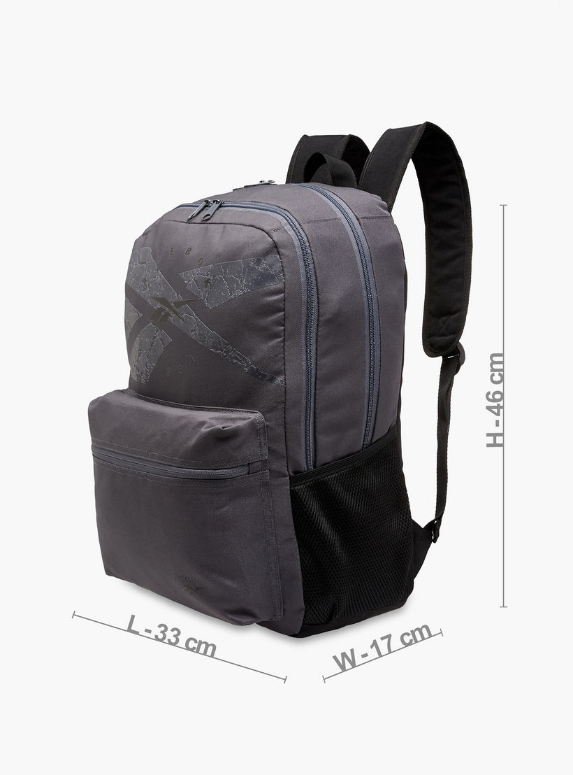 شنطة ظهر بحمالات قابلة للتعديل وسحاب إغلاق وطبعات شعار من ريبوك ستام - 20×23×14 سم-school-bagsandbackpacks-backpacks-image-4