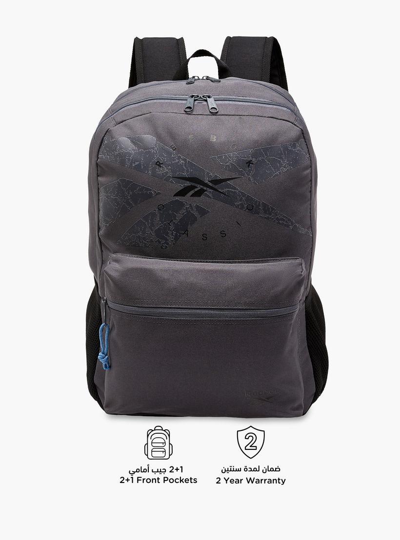 شنطة ظهر بحمالات قابلة للتعديل وسحاب إغلاق وطبعات شعار من ريبوك ستام - 20×23×14 سم-school-bagsandbackpacks-backpacks-image-6