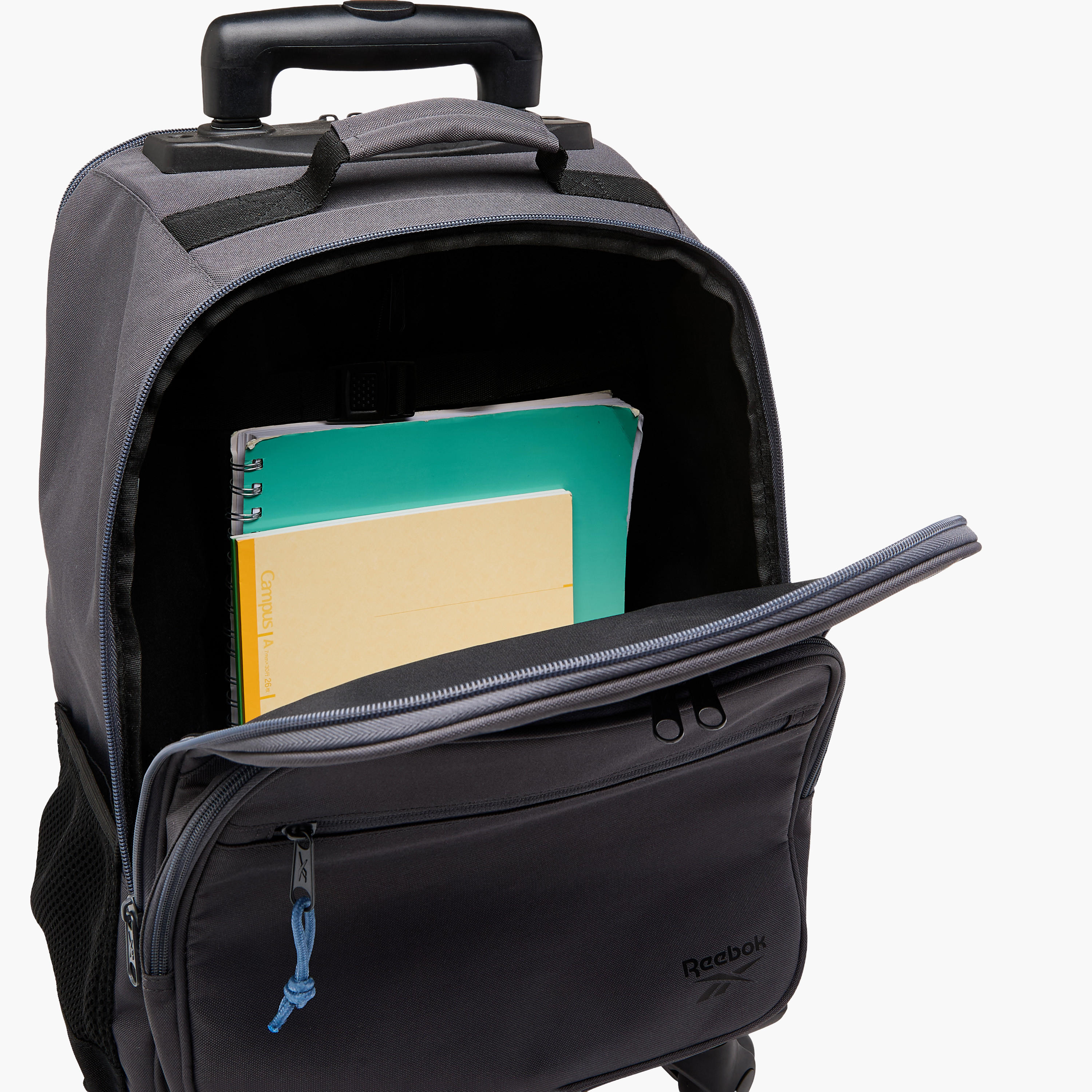 Reebok Solid Trolley Bag for Boys 8-13 Years with Retractable Handle -school-bagsandbackpacks-trolleybags-image-18