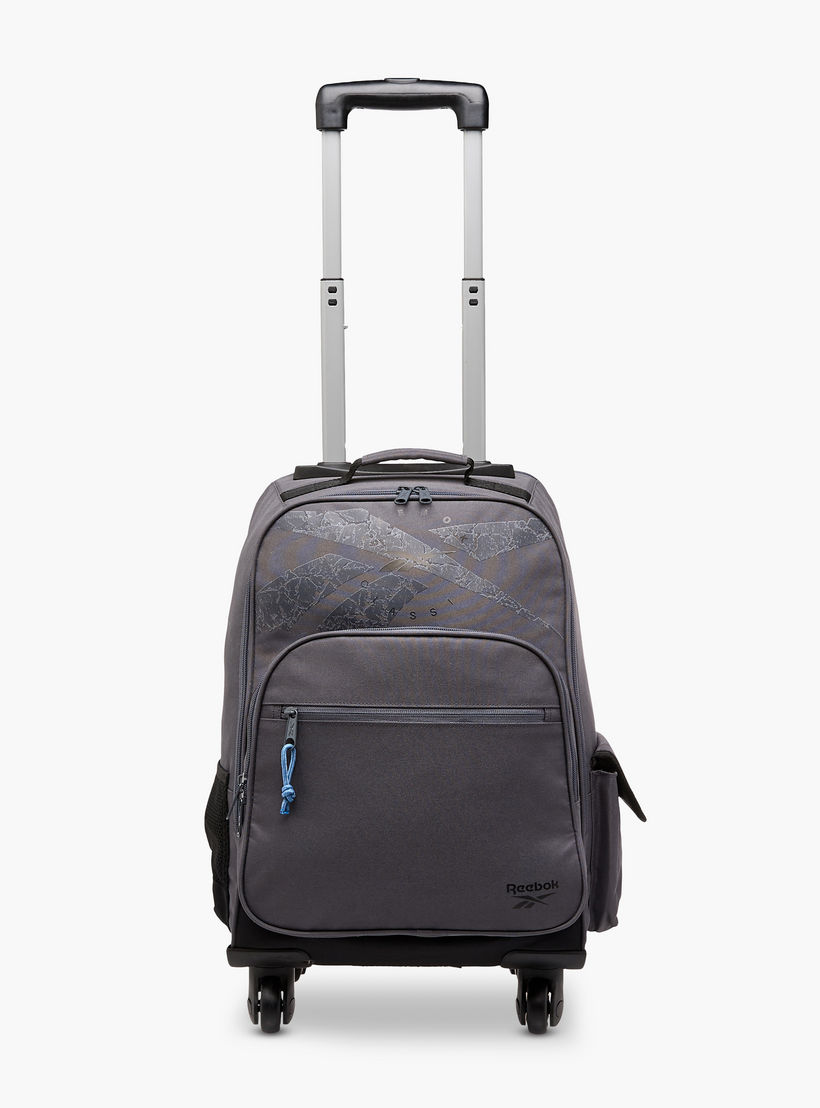 Reebok Solid Trolley Bag for Boys 8-13 Years with Retractable Handle -school-bagsandbackpacks-trolleybags-image-7