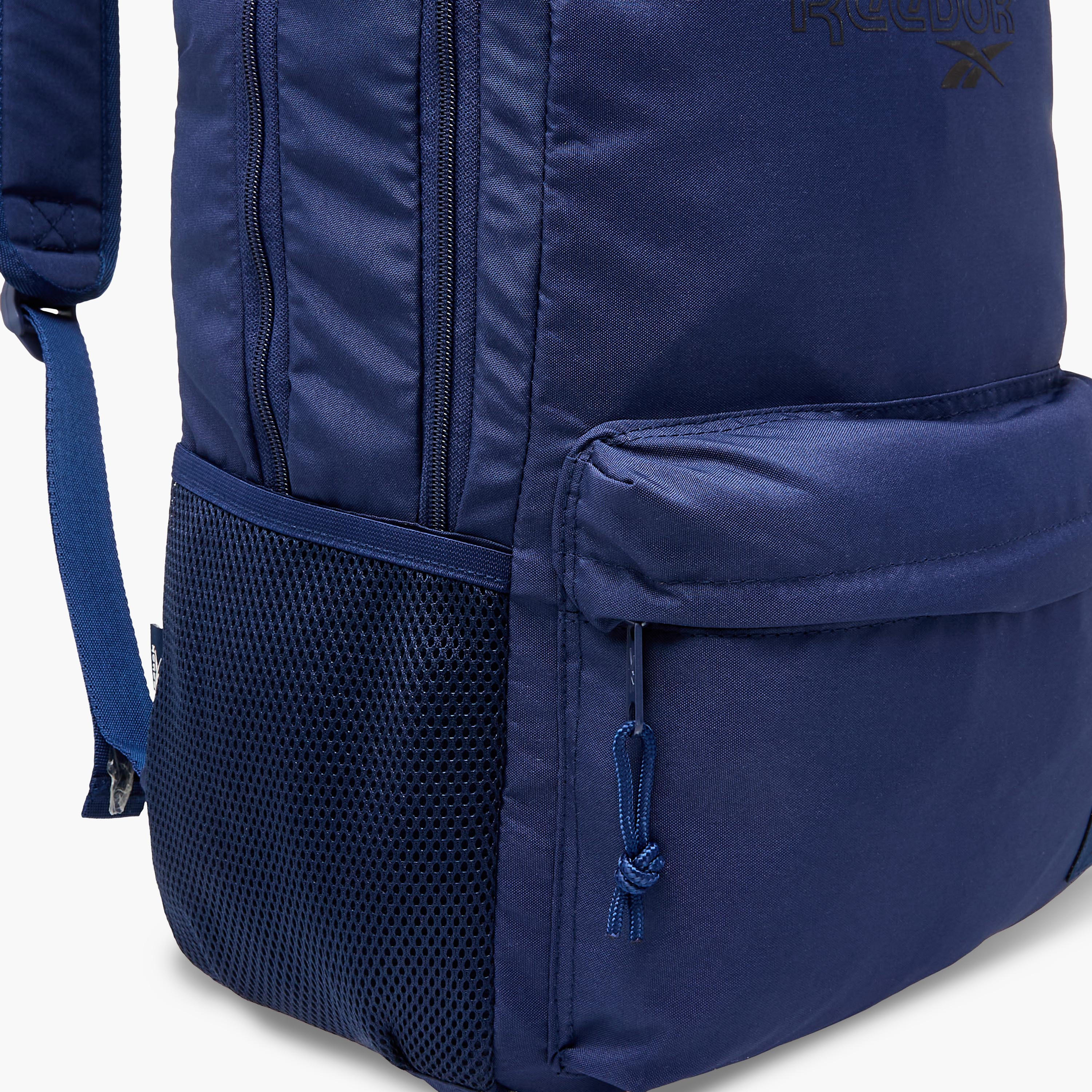 Reebok Melbourne Logo Print Backpack with Adjustable Straps and Zip Closure - 33x44x21 cms-school-bagsandbackpacks-backpacks-image-10