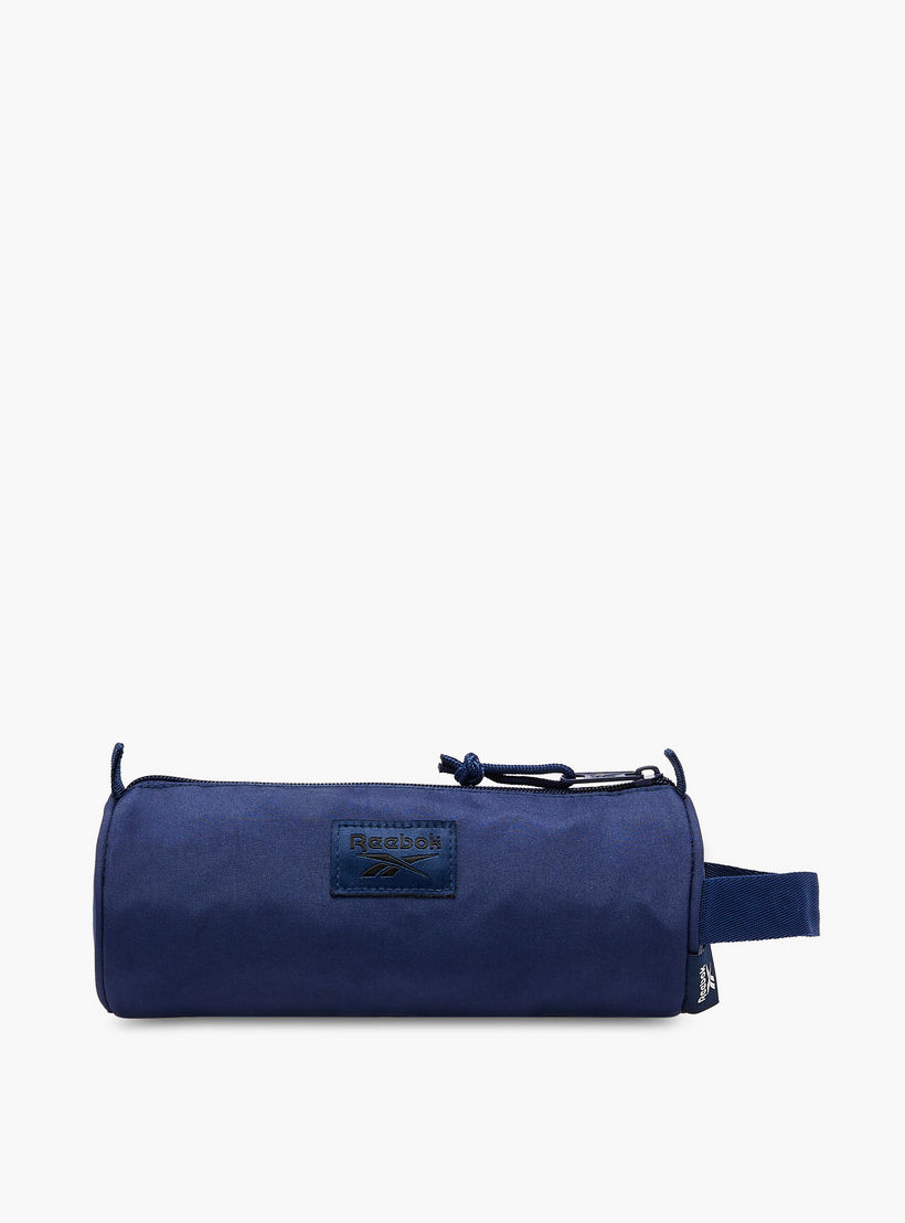 Reebok Melbourne Logo Print Pencil Pouch with Zip Closure-school-stationery-pencilcases-image-3
