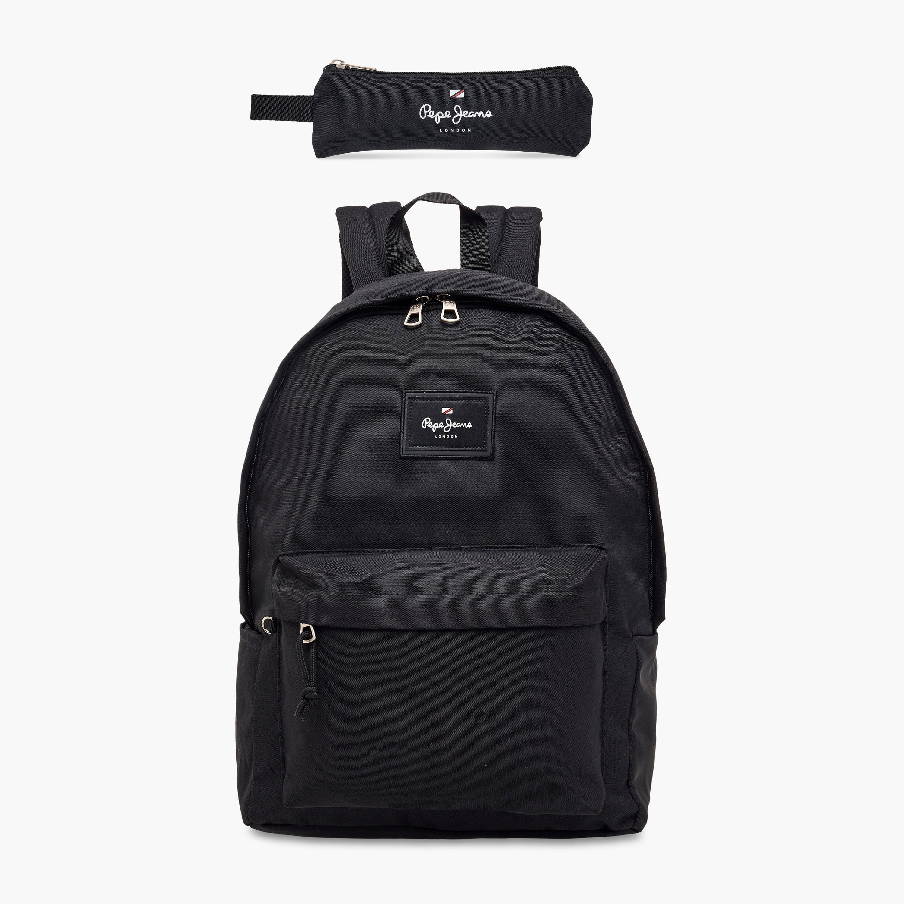 Pepe Jeans Textured Backpack with Adjustable Shoulder Straps - 33x44x21 cms-school-bagsandbackpacks-backpacks-image-13
