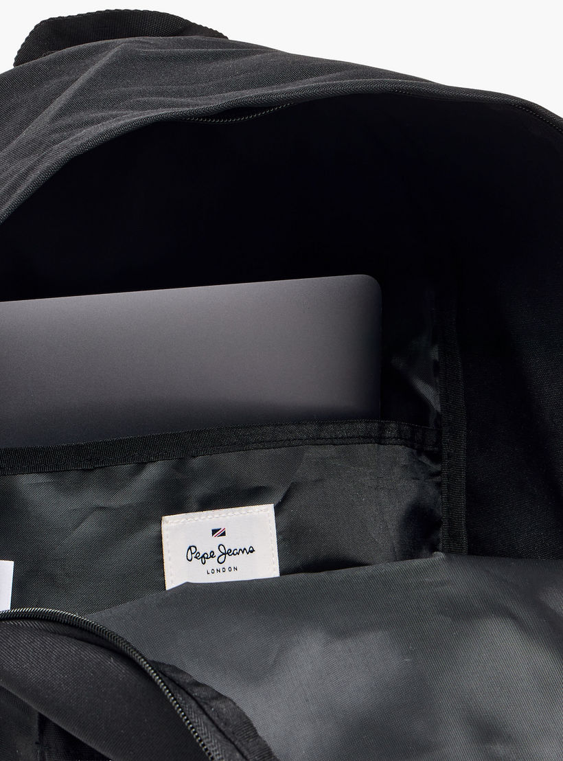 Pepe Jeans Textured Backpack with Adjustable Shoulder Straps - 33x44x21 cms-school-bagsandbackpacks-backpacks-image-12