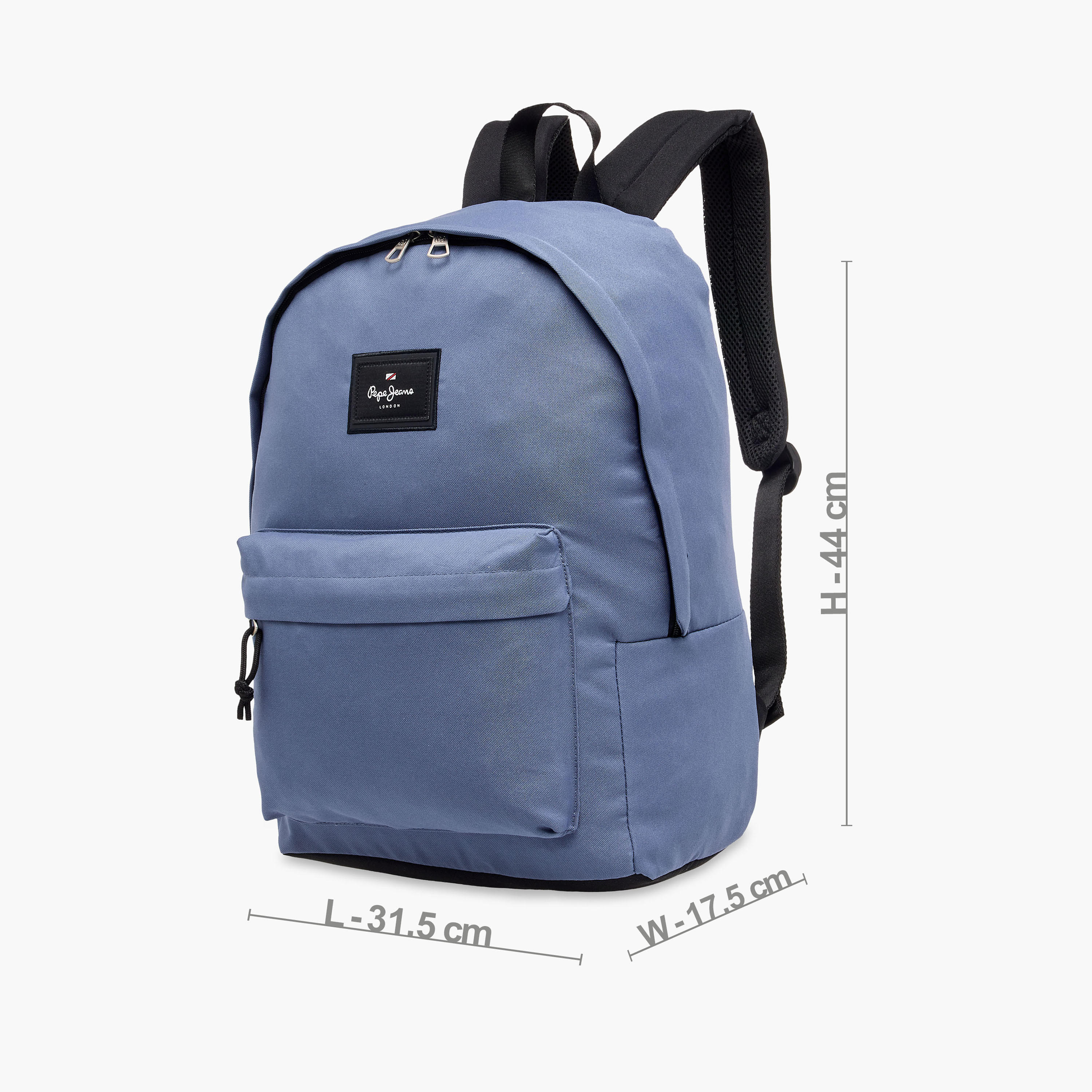Pepe Jeans Solid 2-Piece School Backpack Set for Boys 8-13 Years with Pencil Pouch -school-bagsandbackpacks-sets-image-5