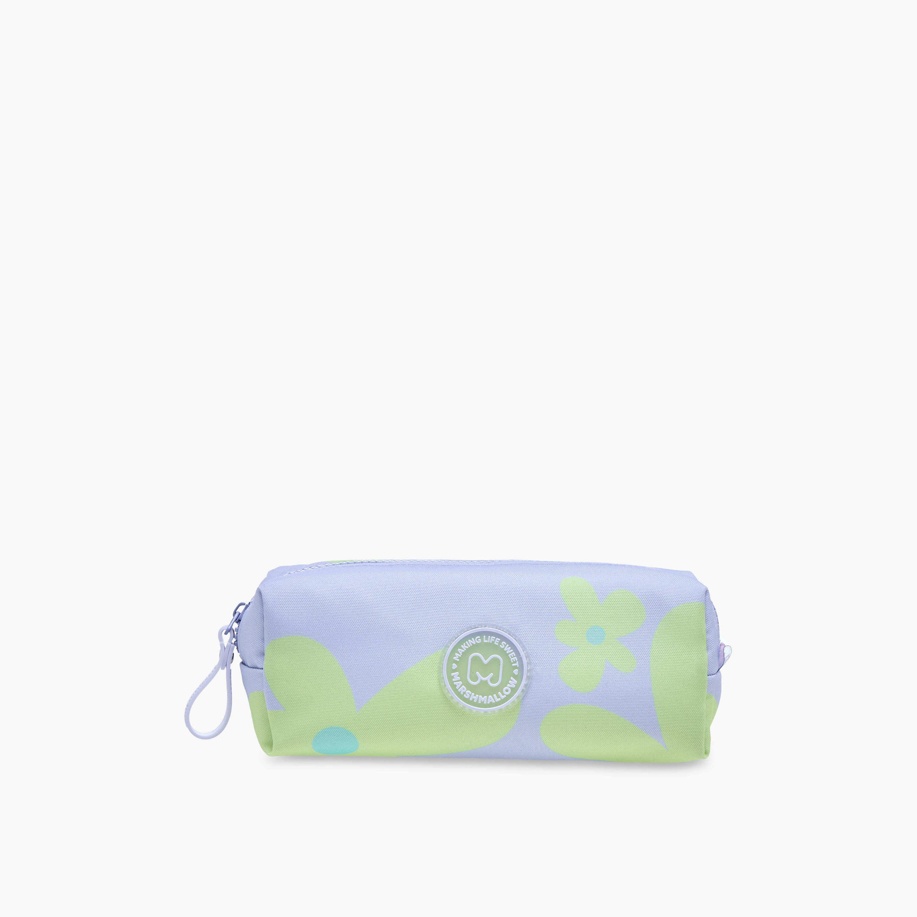 MARSHMALLOW Petals Printed Pencil Pouch with Zip Closure-school-stationery-pencilcases-image-1