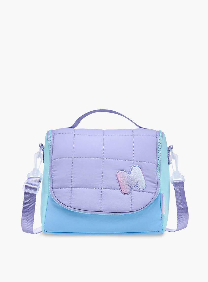 MARSHMALLOW Colourblock Lunch Bag with Zip Closure-school-lunchessentials-lunchbags-image-1