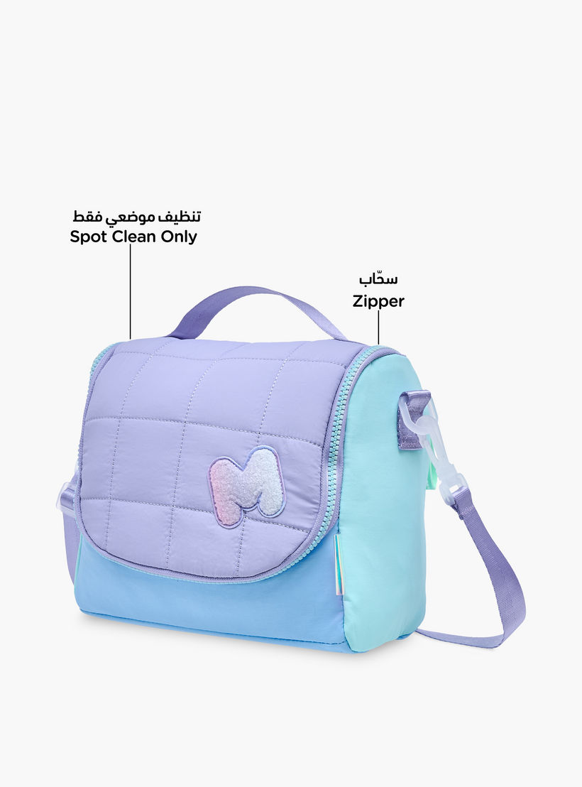 MARSHMALLOW Colourblock Lunch Bag with Zip Closure-school-lunchessentials-lunchbags-image-6