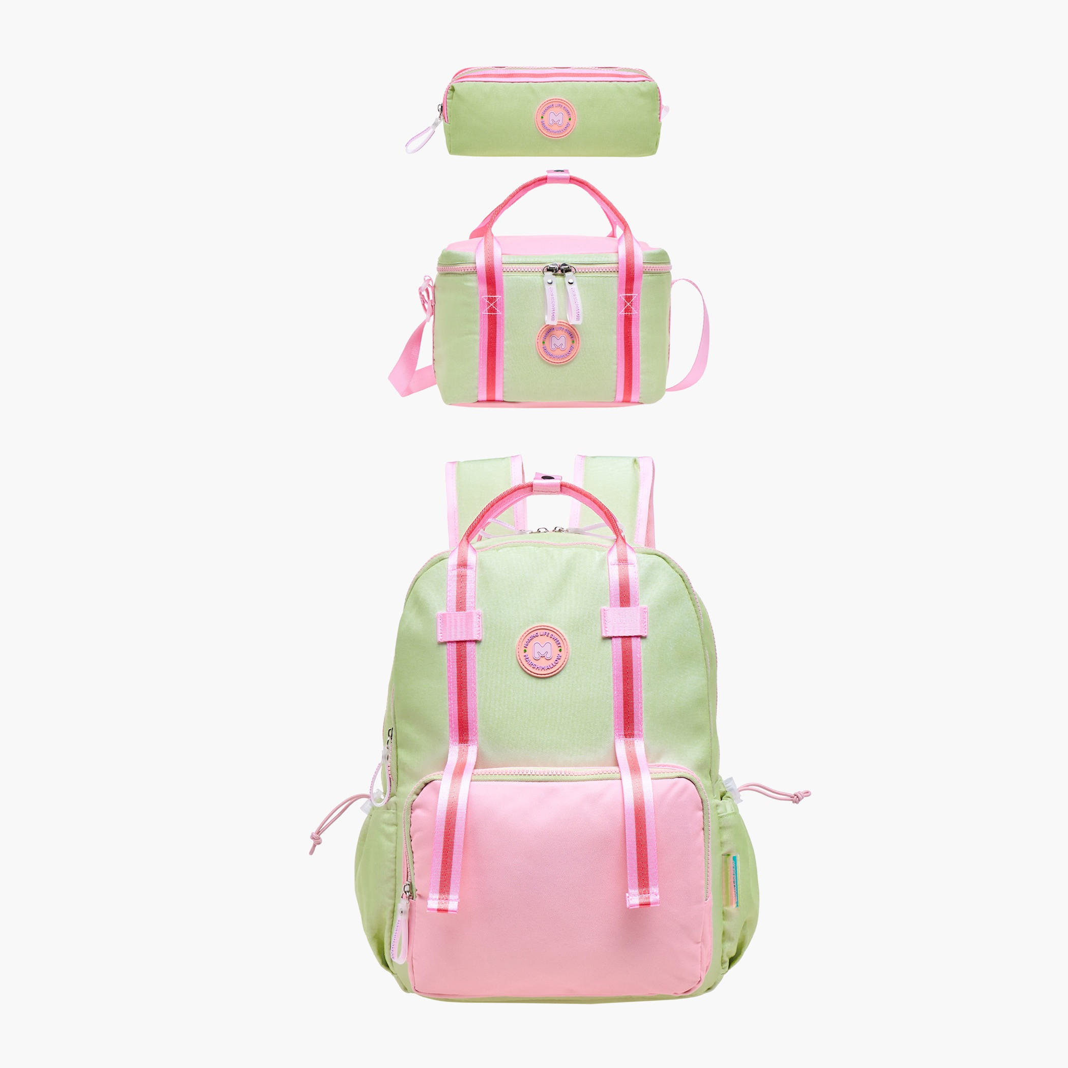 MARSHMALLOW Fresky Slogan Applique Lunch Bag with Zip Closure-school-lunchessentials-lunchbags-image-8