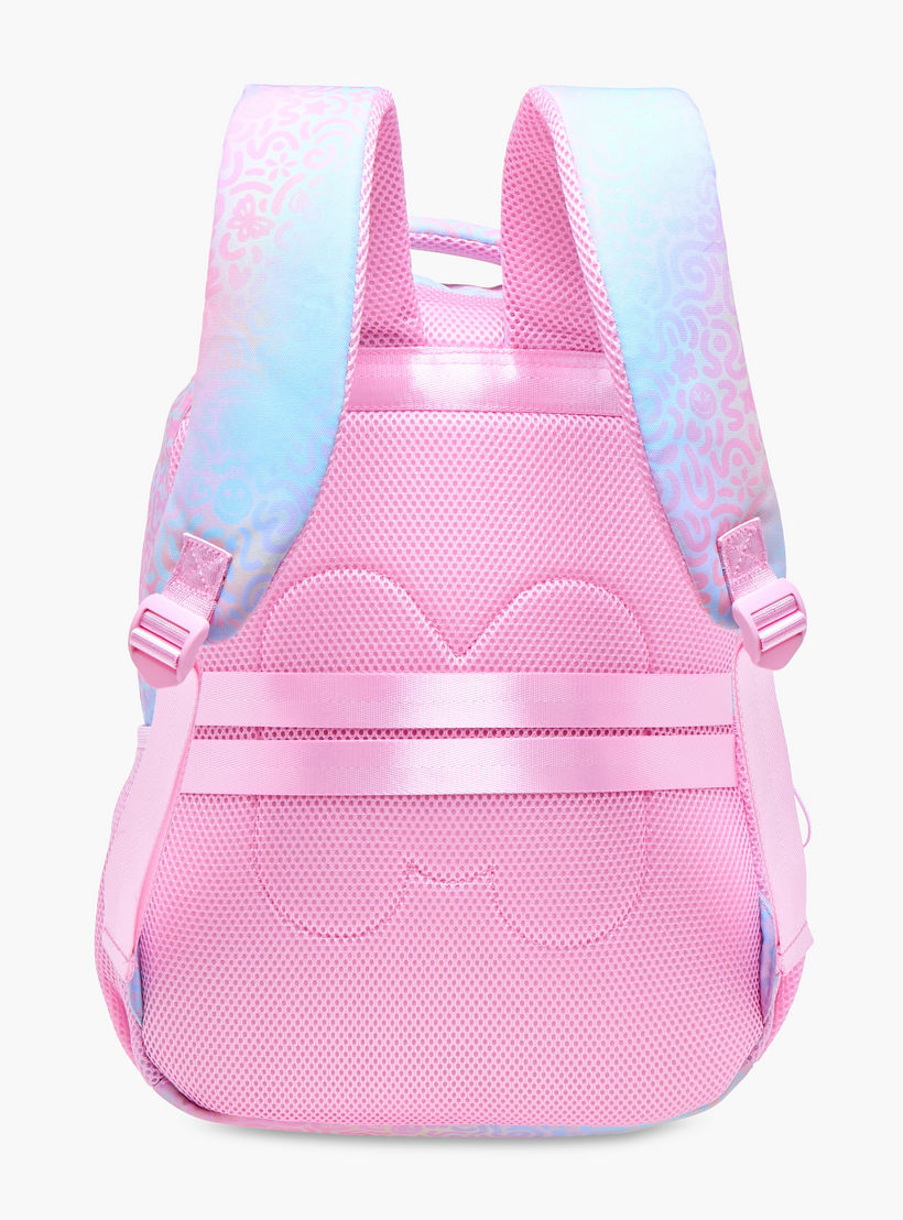 شنطة ظهر بحمالات قابلة للتعديل وسحاب إغلاق وطبعات آيريس من مارشيملو - 33x43x16 سم-school-bagsandbackpacks-backpacks-image-7