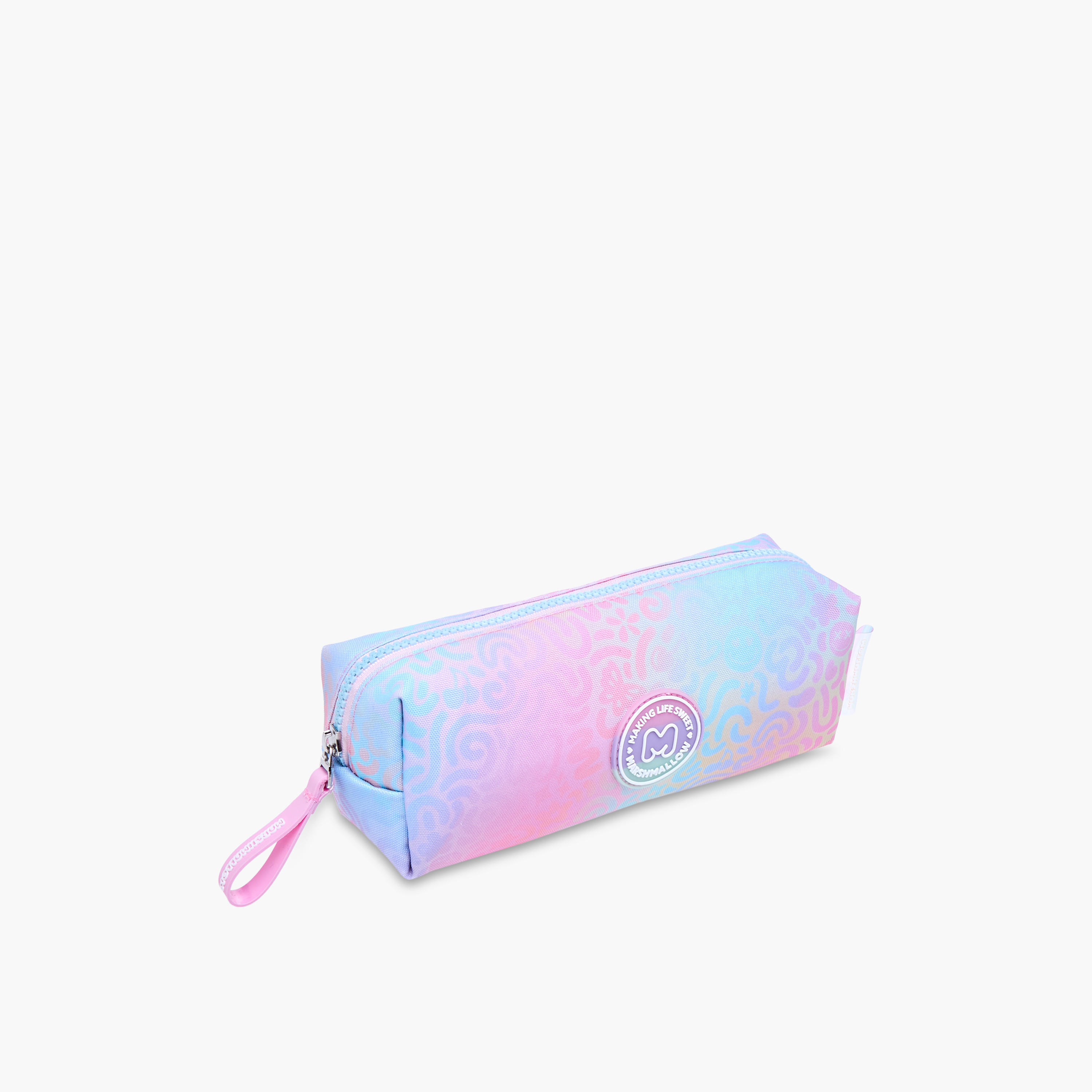 MARSHMALLOW Iris Printed Pencil Pouch with Zip Closure-school-stationery-pencilcases-image-2