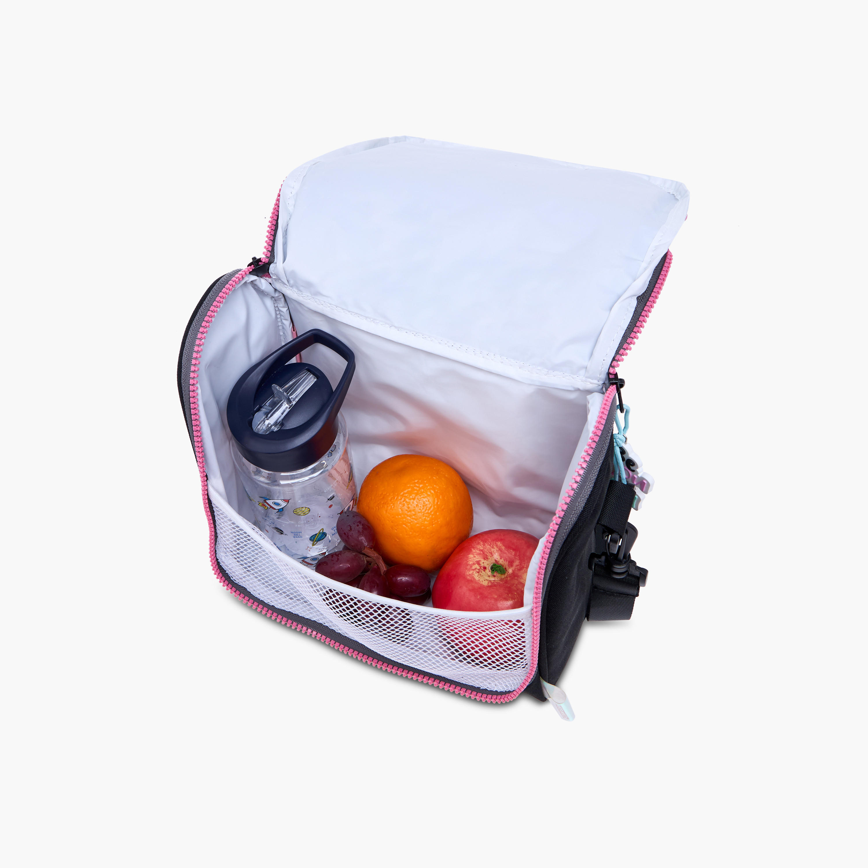 MARSHMALLOW Stellar Slogan Applique Lunch Bag with Zip Closure-school-lunchessentials-lunchbags-image-7