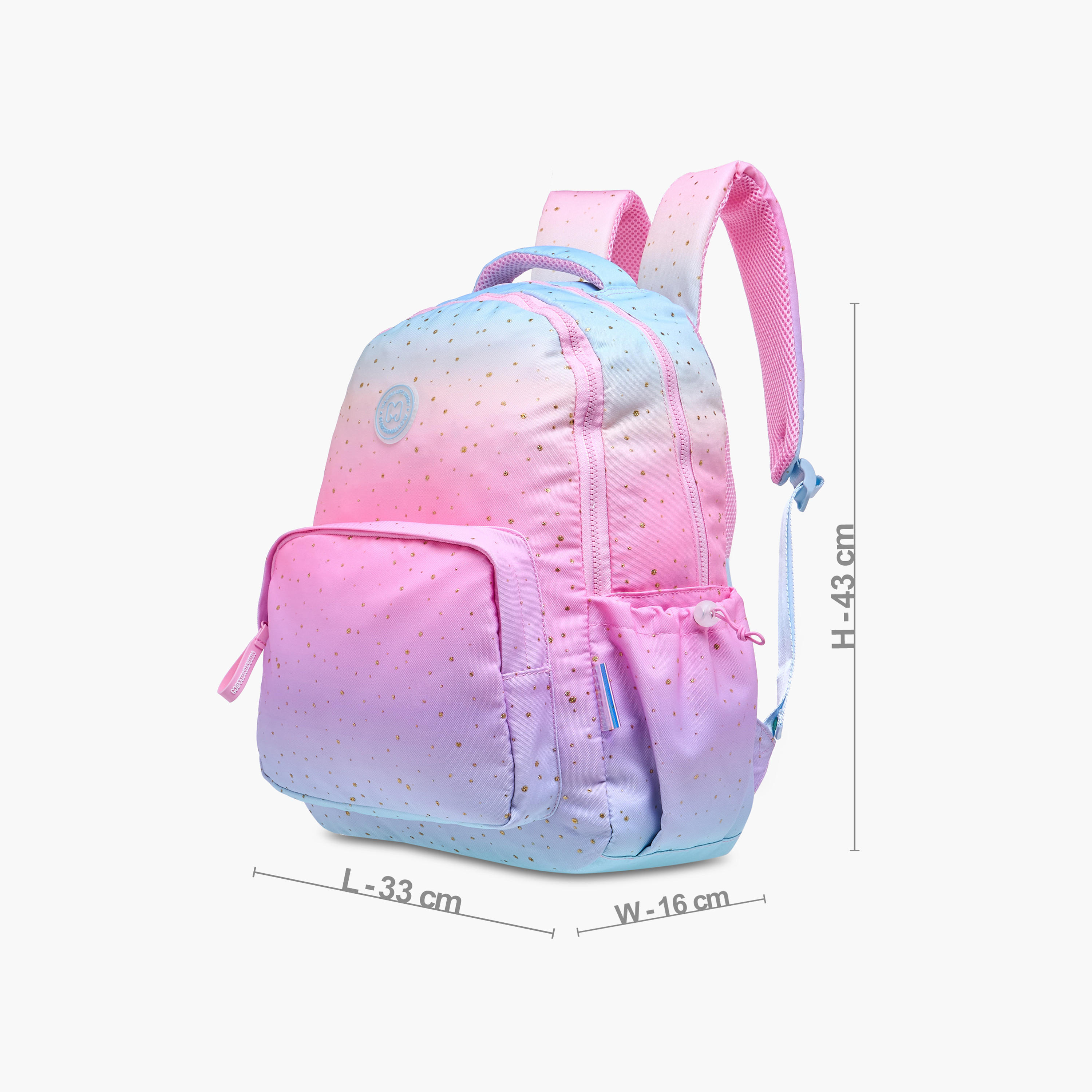 شنطة ظهر متدرجة مع حمّالات كتف قابلة للتعديل من مارشميلو - 33×43×16 سم-school-bagsandbackpacks-backpacks-image-4