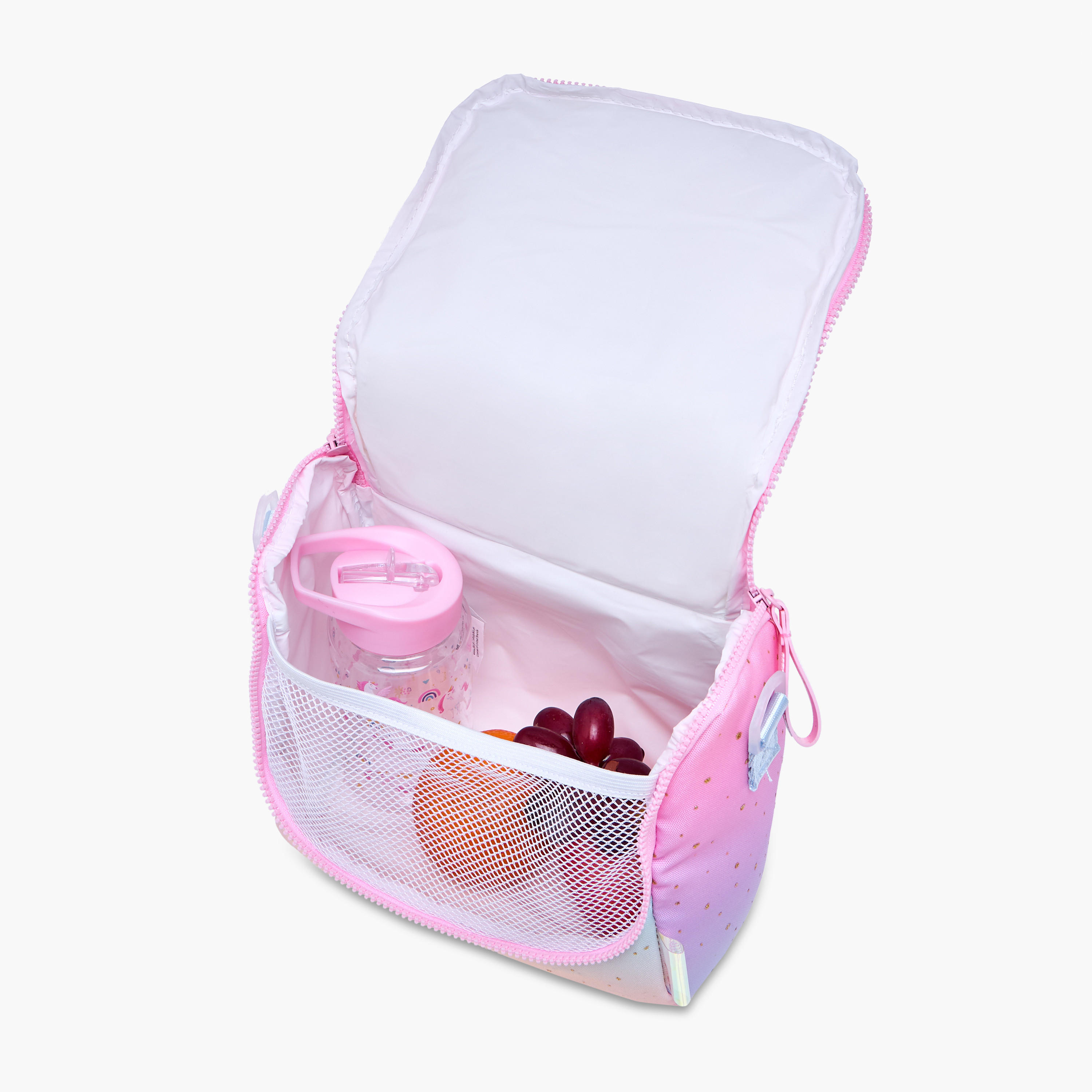 MARSHMALLOW Ombre Lunch Bag with Strap and Zip Closure-school-lunchessentials-lunchbags-image-7