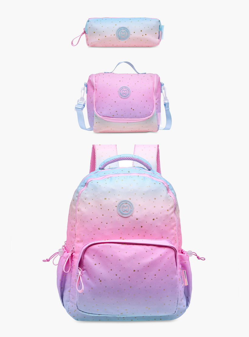 MARSHMALLOW Ombre Lunch Bag with Strap and Zip Closure-school-lunchessentials-lunchbags-image-8