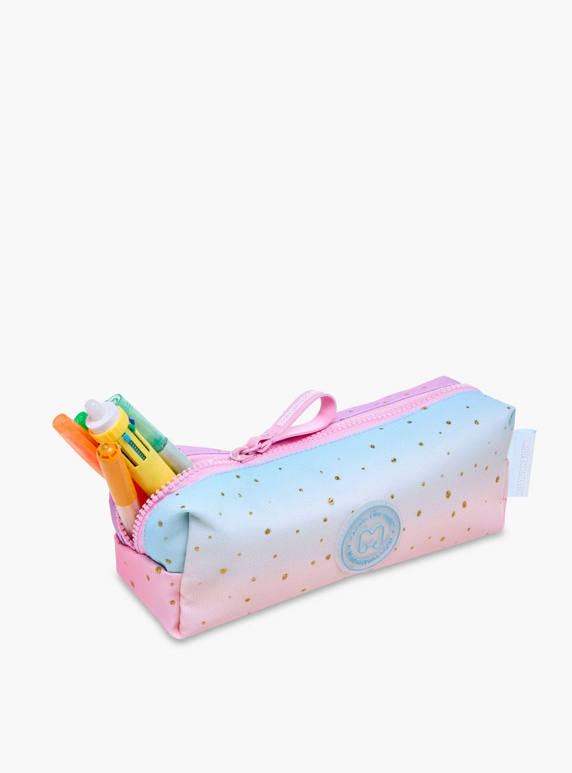 مقلمة بسحاب إغلاق ولون متدرج من مارشميلو-school-stationery-pencilcases-image-5