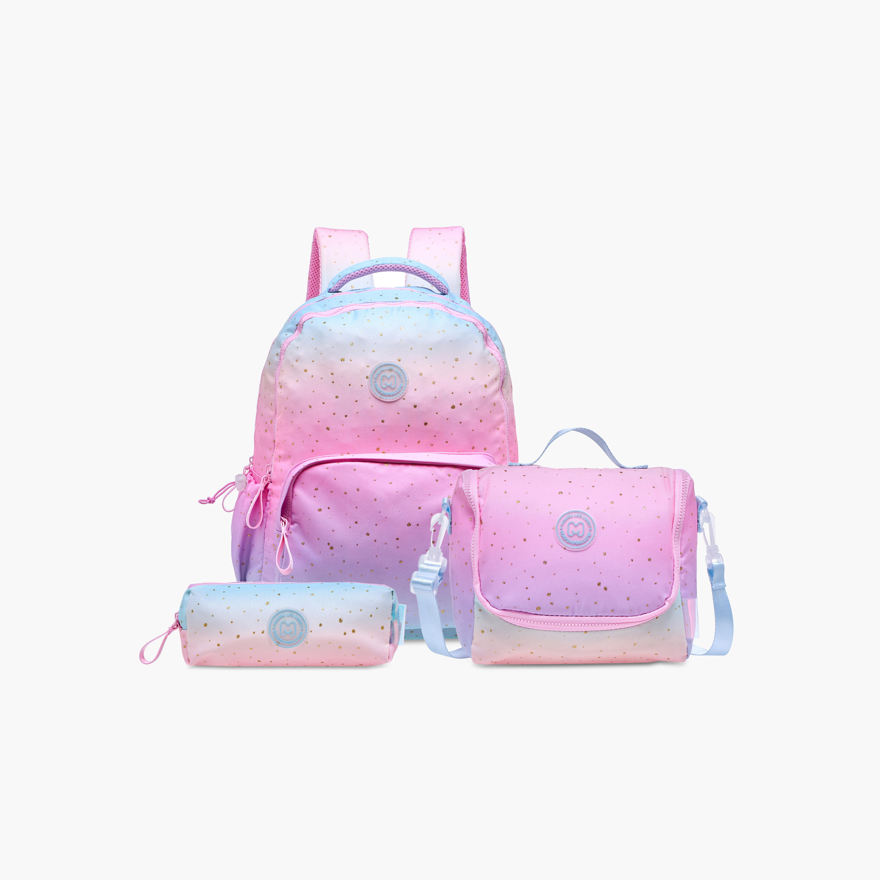 مقلمة بسحاب إغلاق ولون متدرج من مارشميلو-school-stationery-pencilcases-image-6