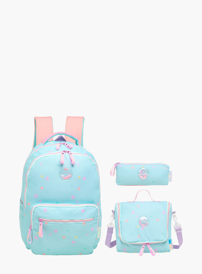 MARSHMALLOW All-Over Star Print Backpack with Adjustable Straps and Zip Closure - 33x43x16 cms-school-bagsandbackpacks-backpacks-image-14