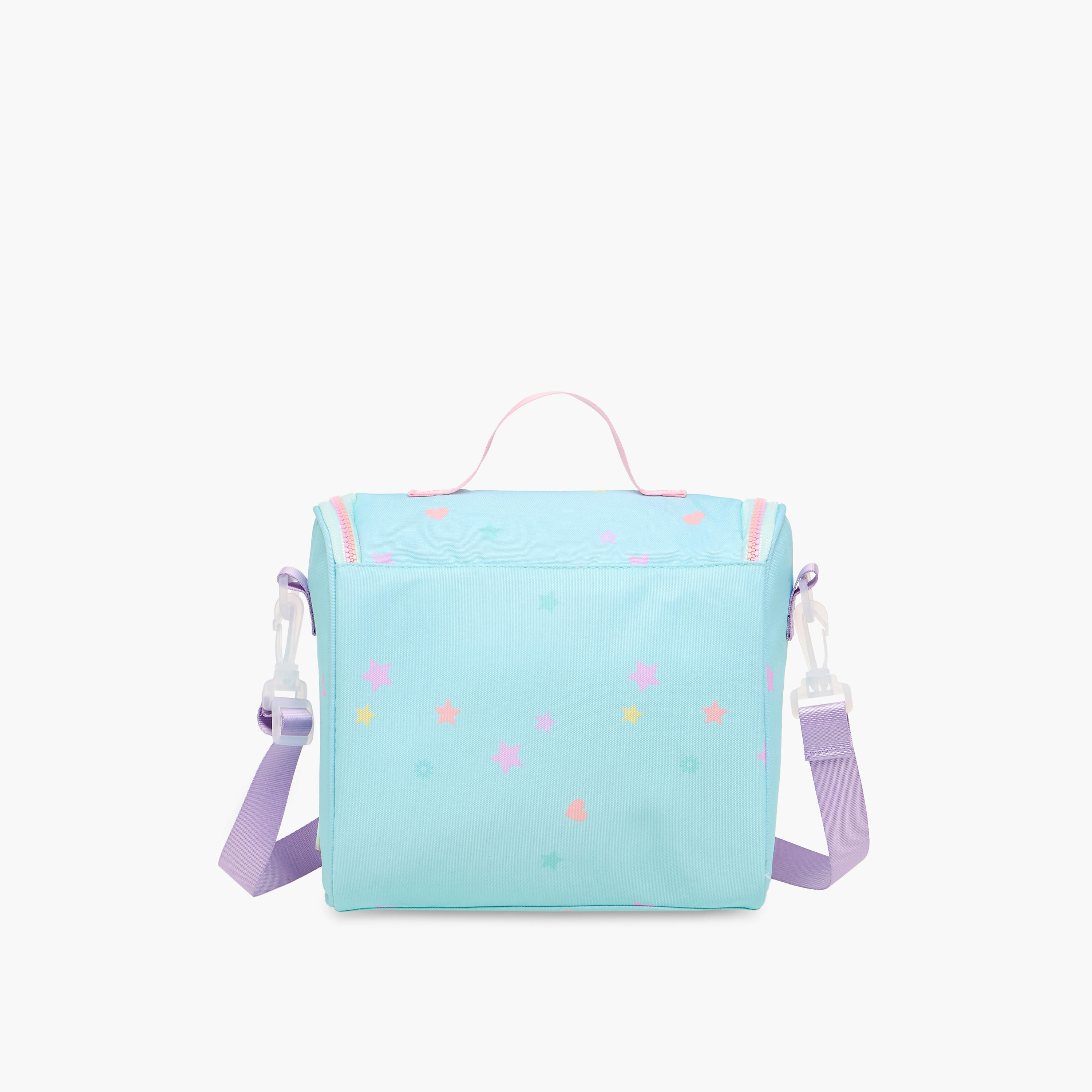 MARSHMALLOW Stardust Logo Applique Lunch Bag with Zip Closure-school-lunchessentials-lunchbags-image-3
