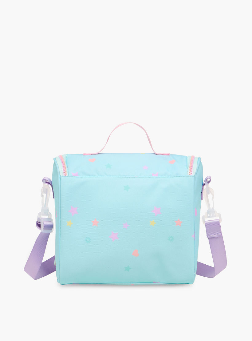MARSHMALLOW Stardust Logo Applique Lunch Bag with Zip Closure-school-lunchessentials-lunchbags-image-3