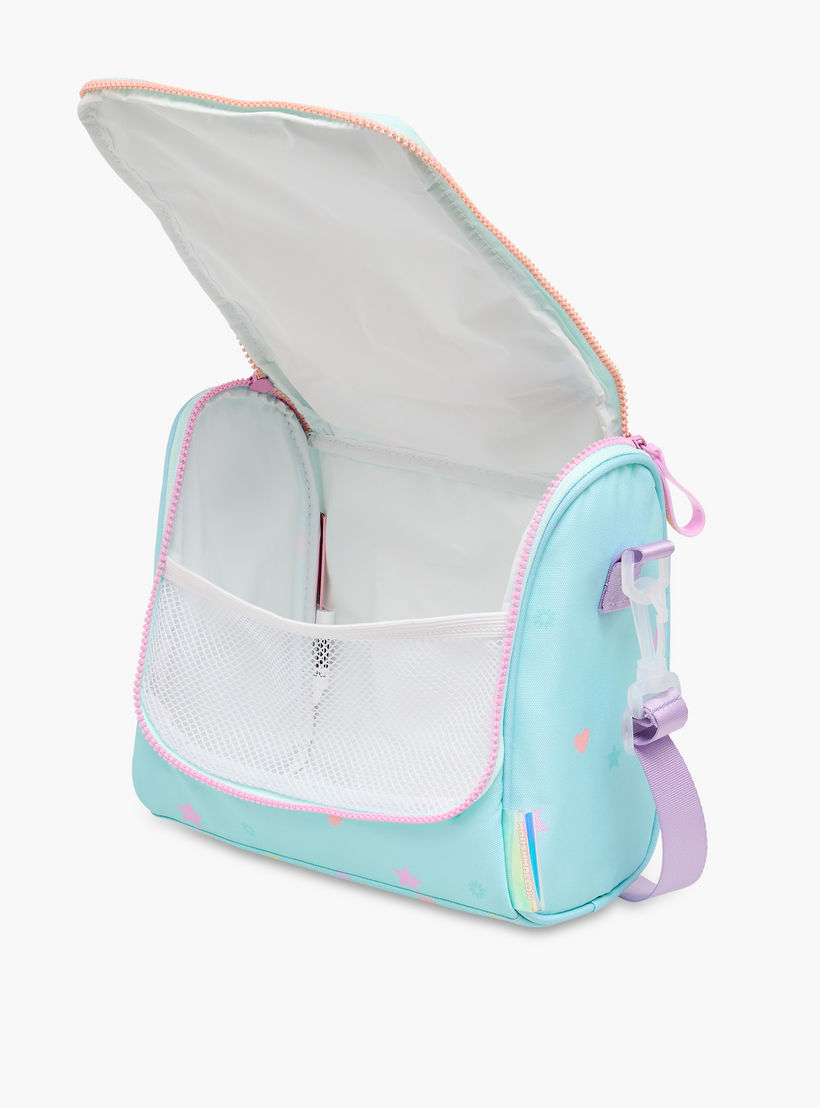 MARSHMALLOW Stardust Logo Applique Lunch Bag with Zip Closure-school-lunchessentials-lunchbags-image-7