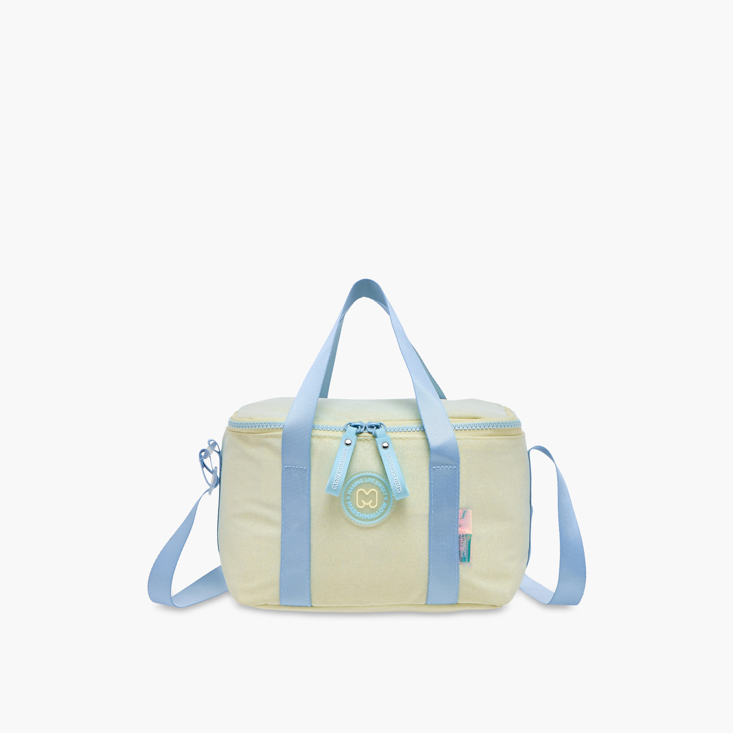 MARSHMALLOW Tiara Applique Detail Lunch Bag with Zip Closure-school-lunchessentials-lunchbags-image-1