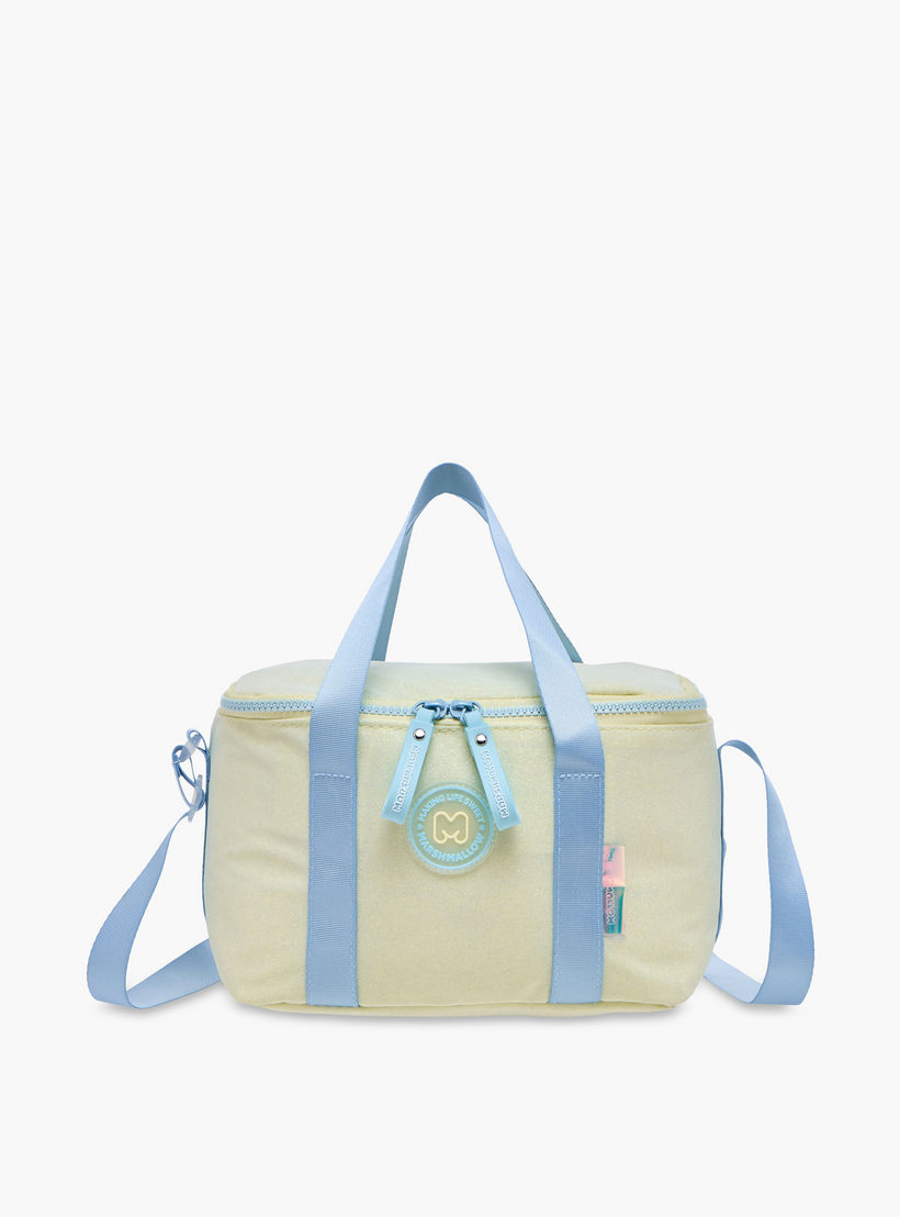 MARSHMALLOW Tiara Applique Detail Lunch Bag with Zip Closure-school-lunchessentials-lunchbags-image-1