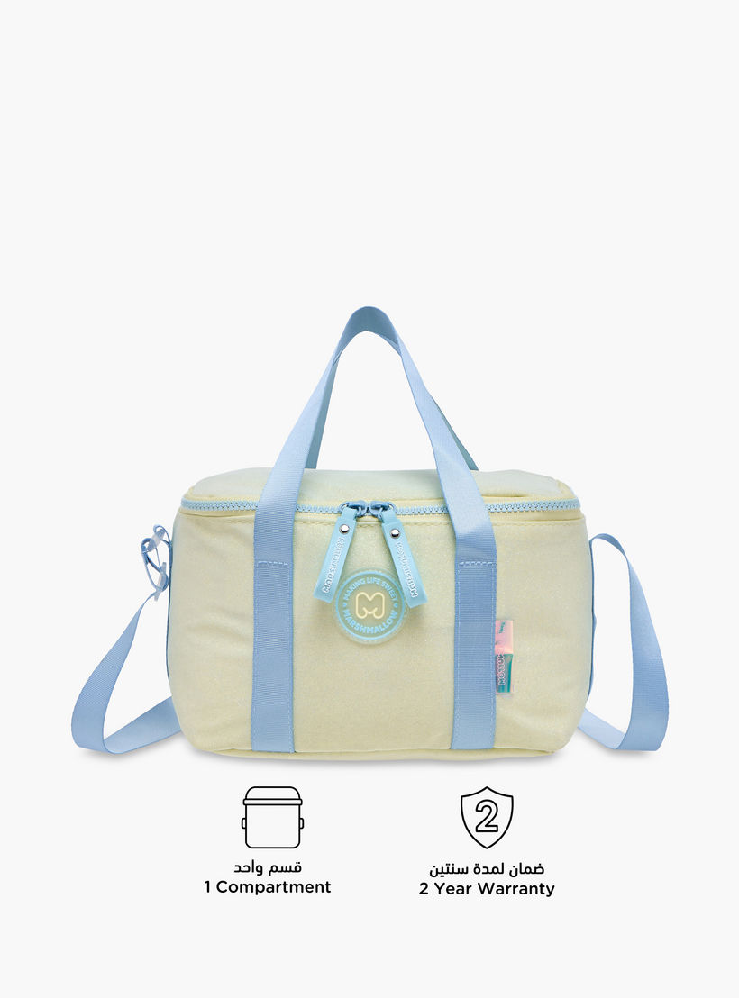 MARSHMALLOW Tiara Applique Detail Lunch Bag with Zip Closure-school-lunchessentials-lunchbags-image-4