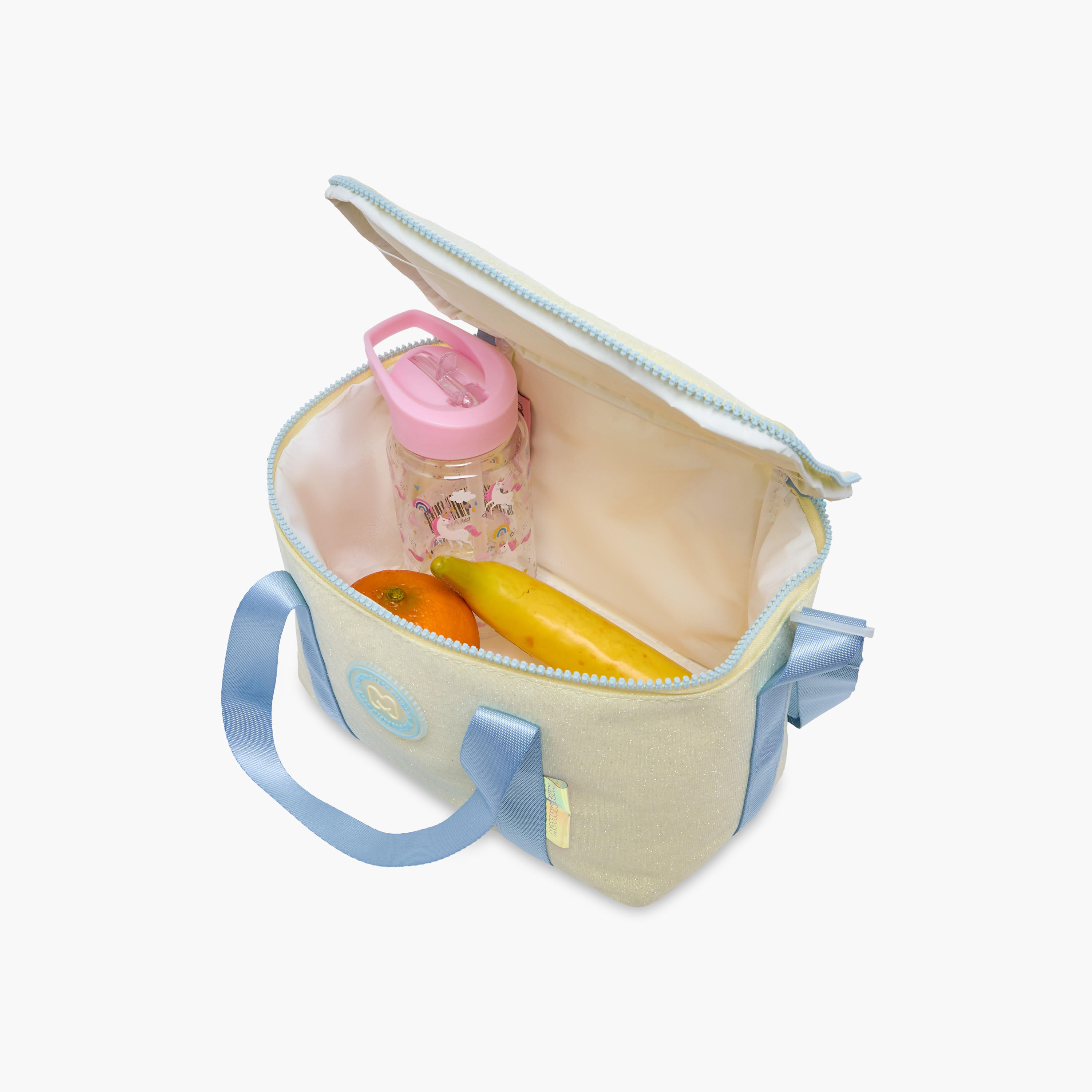 MARSHMALLOW Tiara Applique Detail Lunch Bag with Zip Closure-school-lunchessentials-lunchbags-image-7