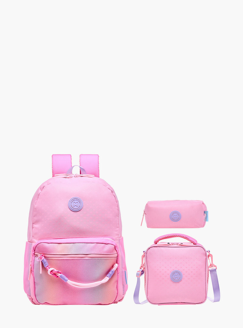MARSHMALLOW Ombre Backpack with Adjustable Shoulder Straps and Zip Closure - 33x43x16 cm-school-bagsandbackpacks-backpacks-image-12