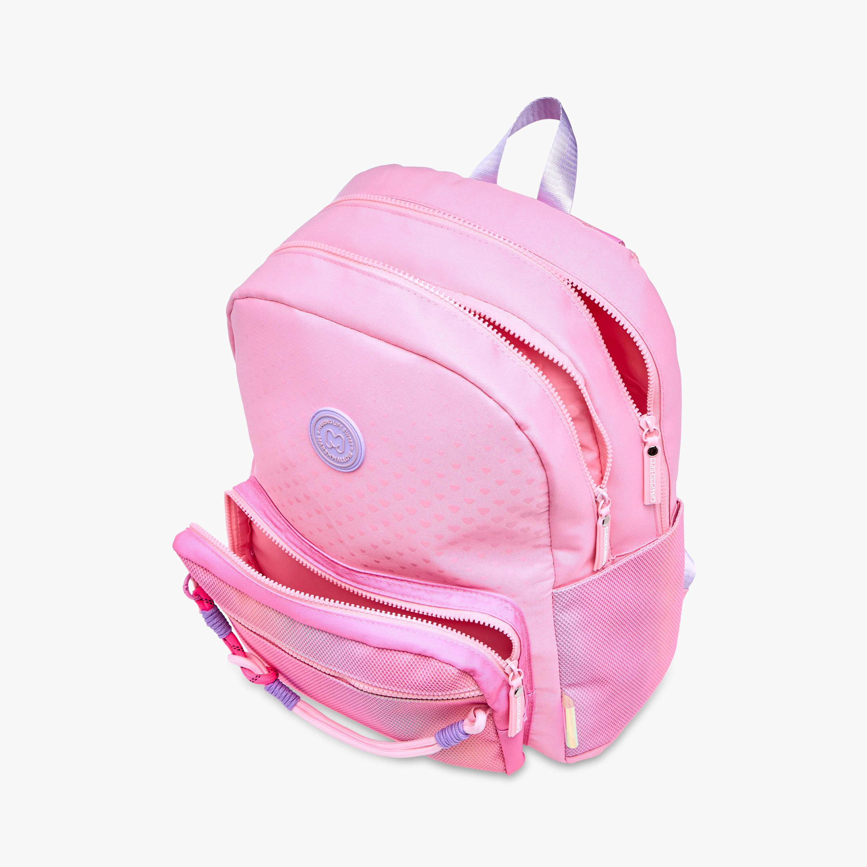 MARSHMALLOW Ombre Backpack with Adjustable Shoulder Straps and Zip Closure - 33x43x16 cm-school-bagsandbackpacks-backpacks-image-10