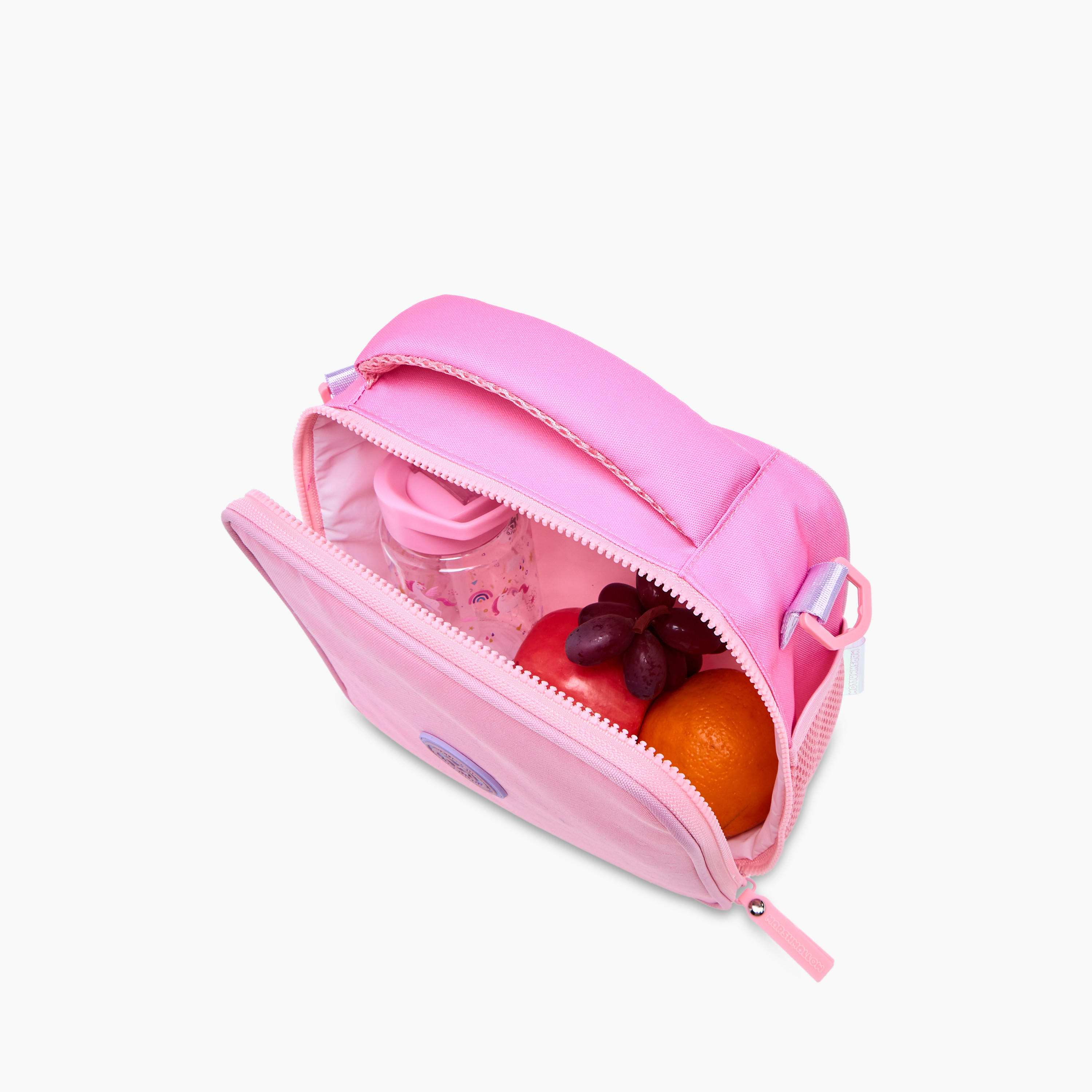 MARSHMALLOW Applique Detail Lunch Bag with Zip Closure-school-lunchessentials-lunchbags-image-7