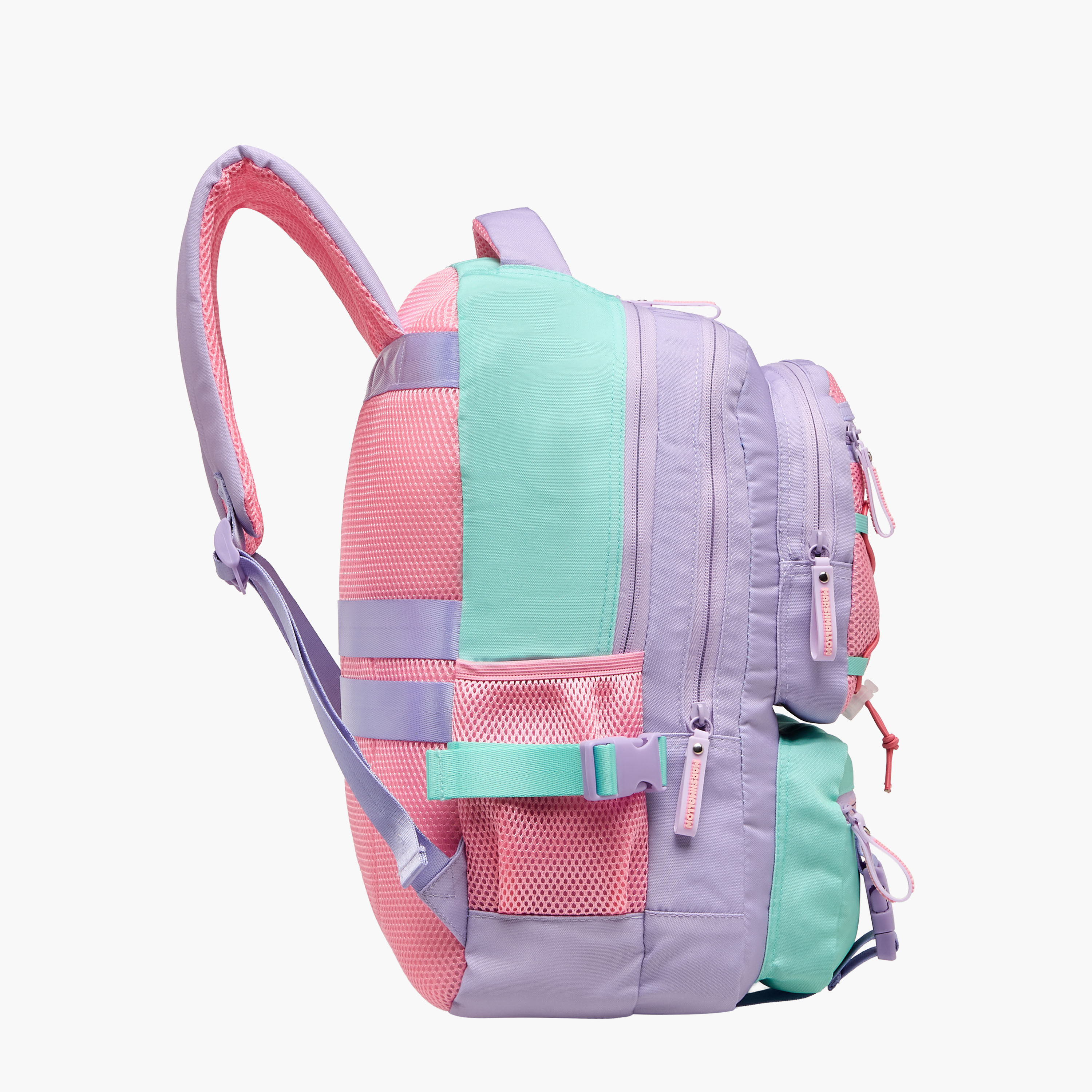 شنطة ظهر بقوالب ملونة وحمالات كتف قابلة للتعديل وسحاب إغلاق من مارشميلو - 33x43x16 سم-school-bagsandbackpacks-backpacks-image-3