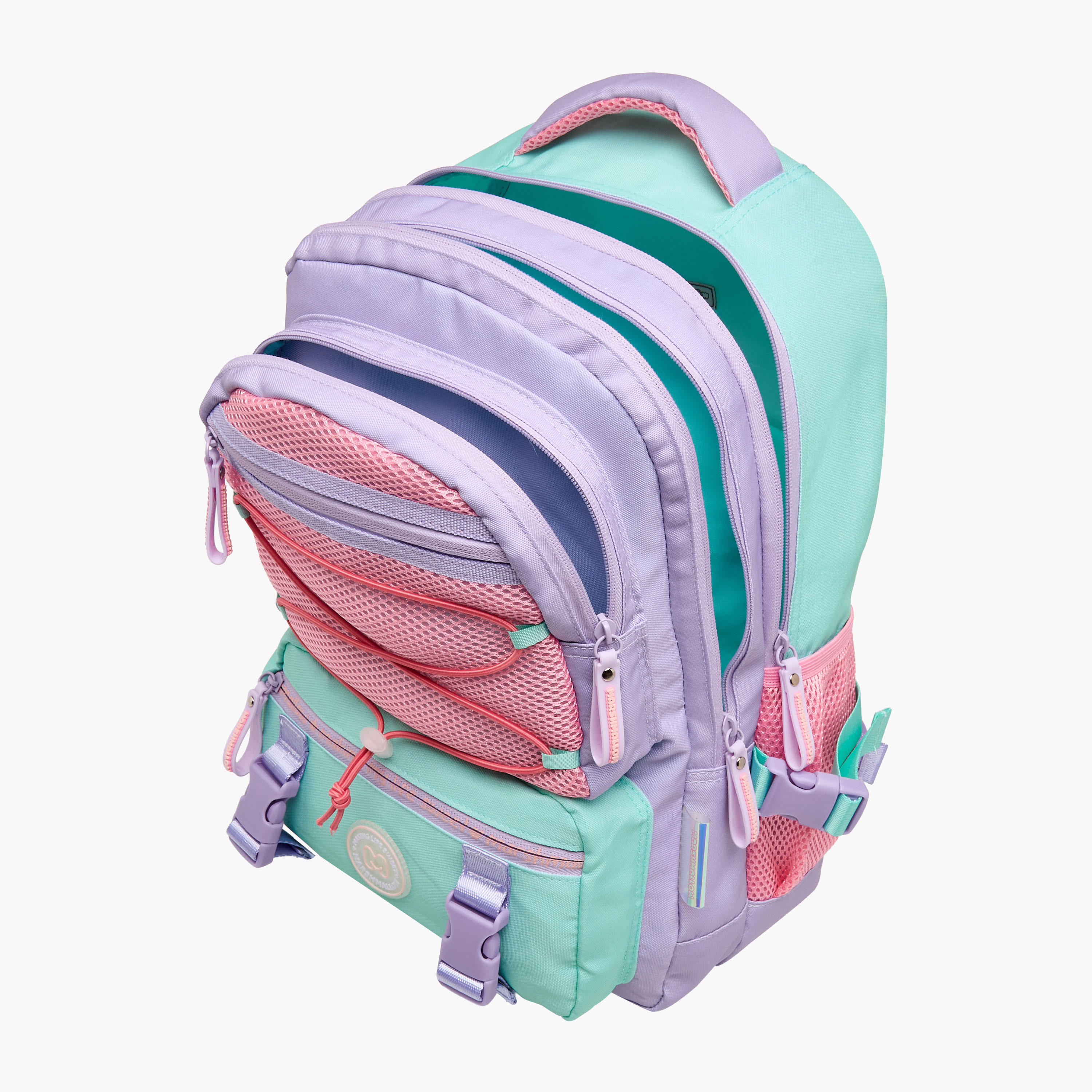 شنطة ظهر بقوالب ملونة وحمالات كتف قابلة للتعديل وسحاب إغلاق من مارشميلو - 33x43x16 سم-school-bagsandbackpacks-backpacks-image-6